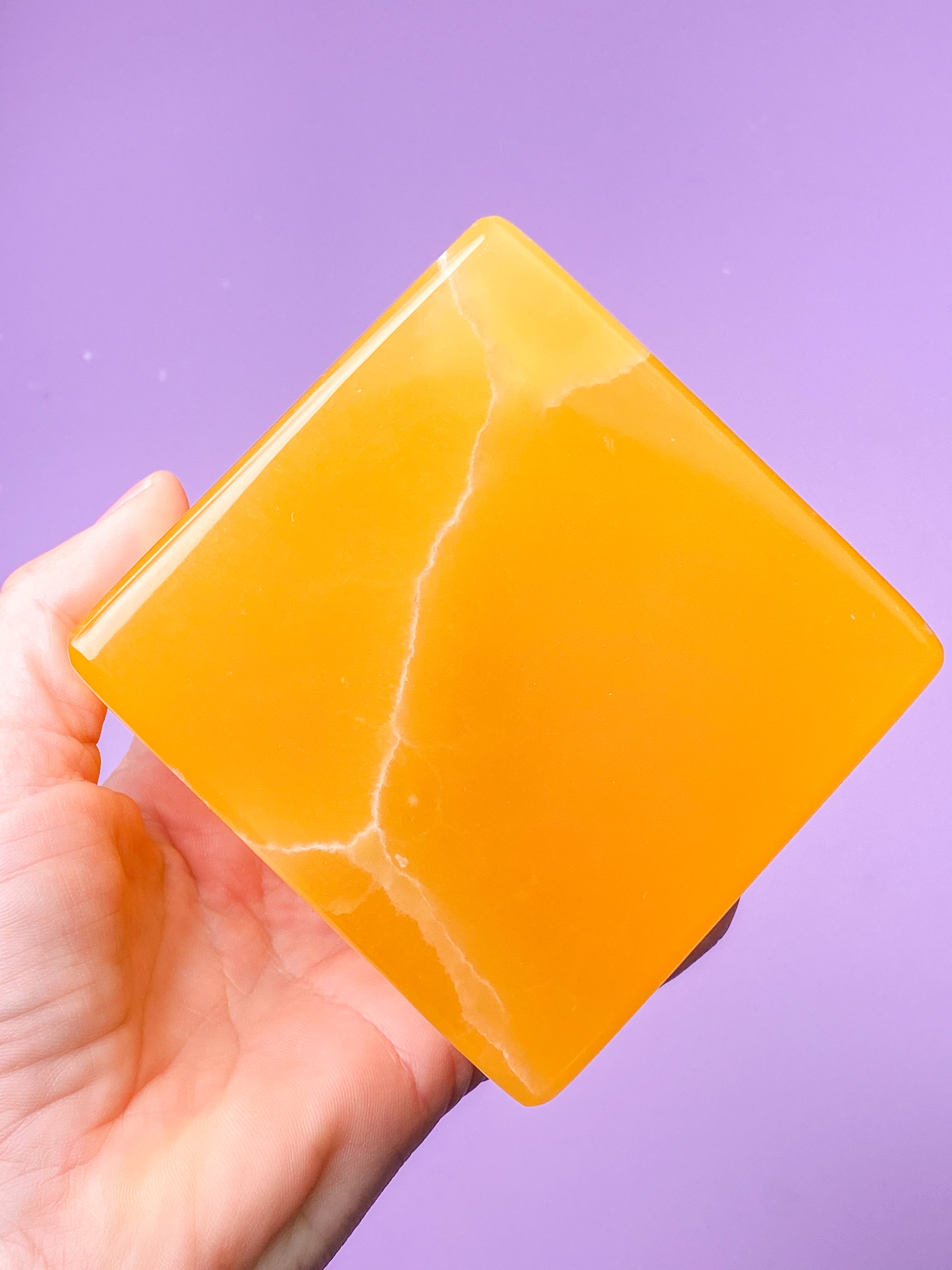 Honeycomb Calcit Kube (Nr. 11)