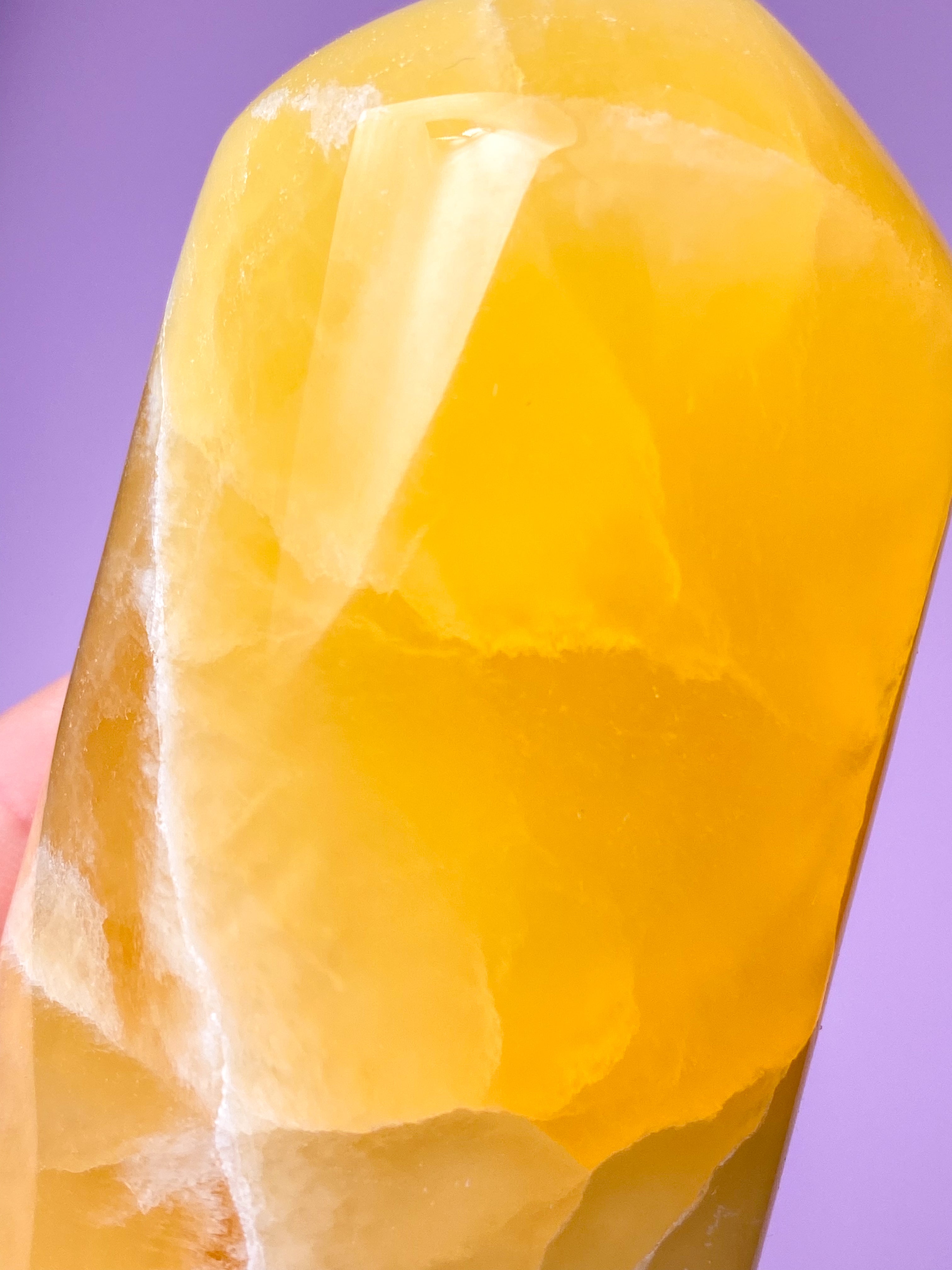Honeycomb Calcit Tårn (Nr. 4)