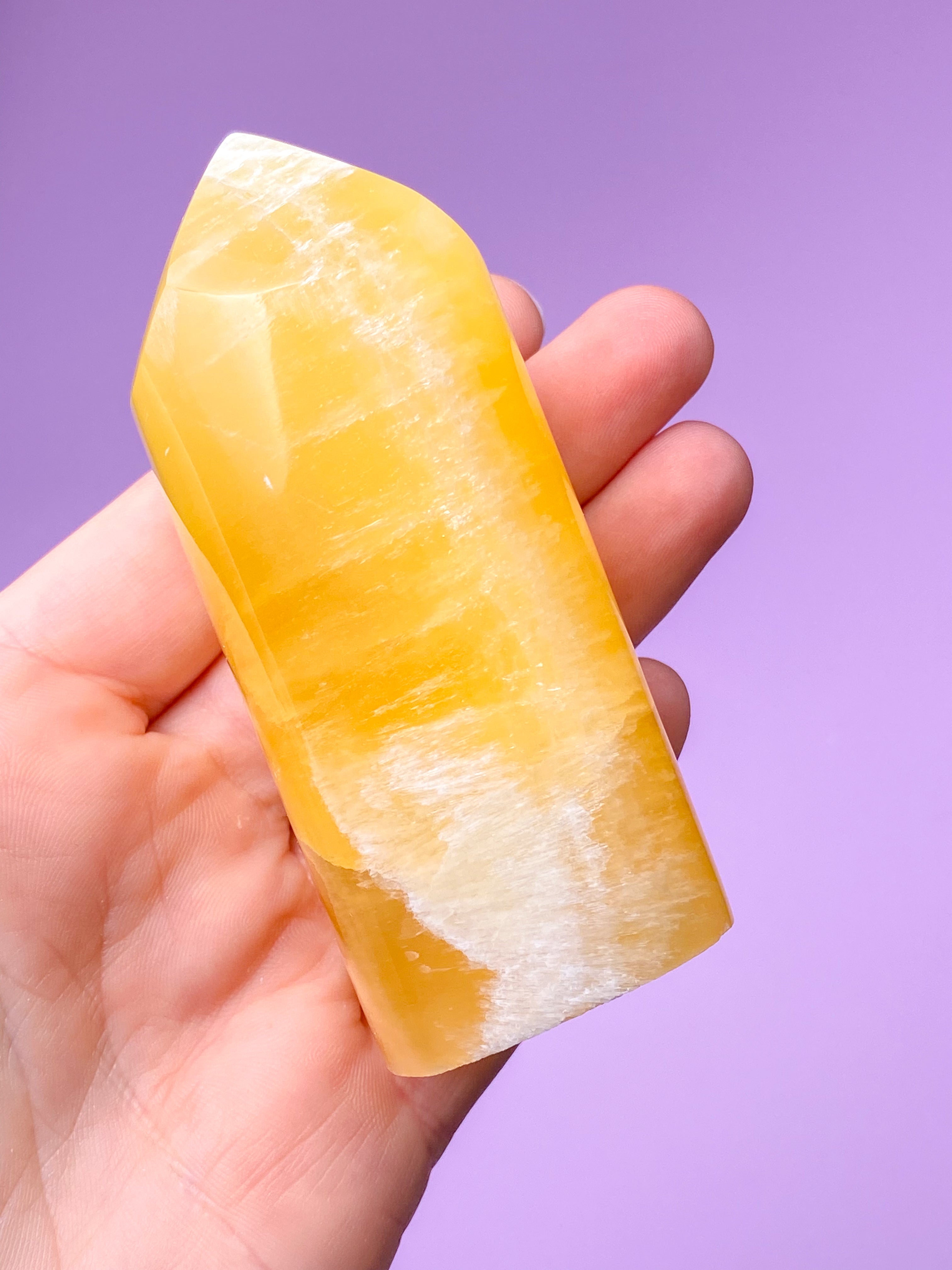 Honeycomb Calcit Tårn (Nr. 11)