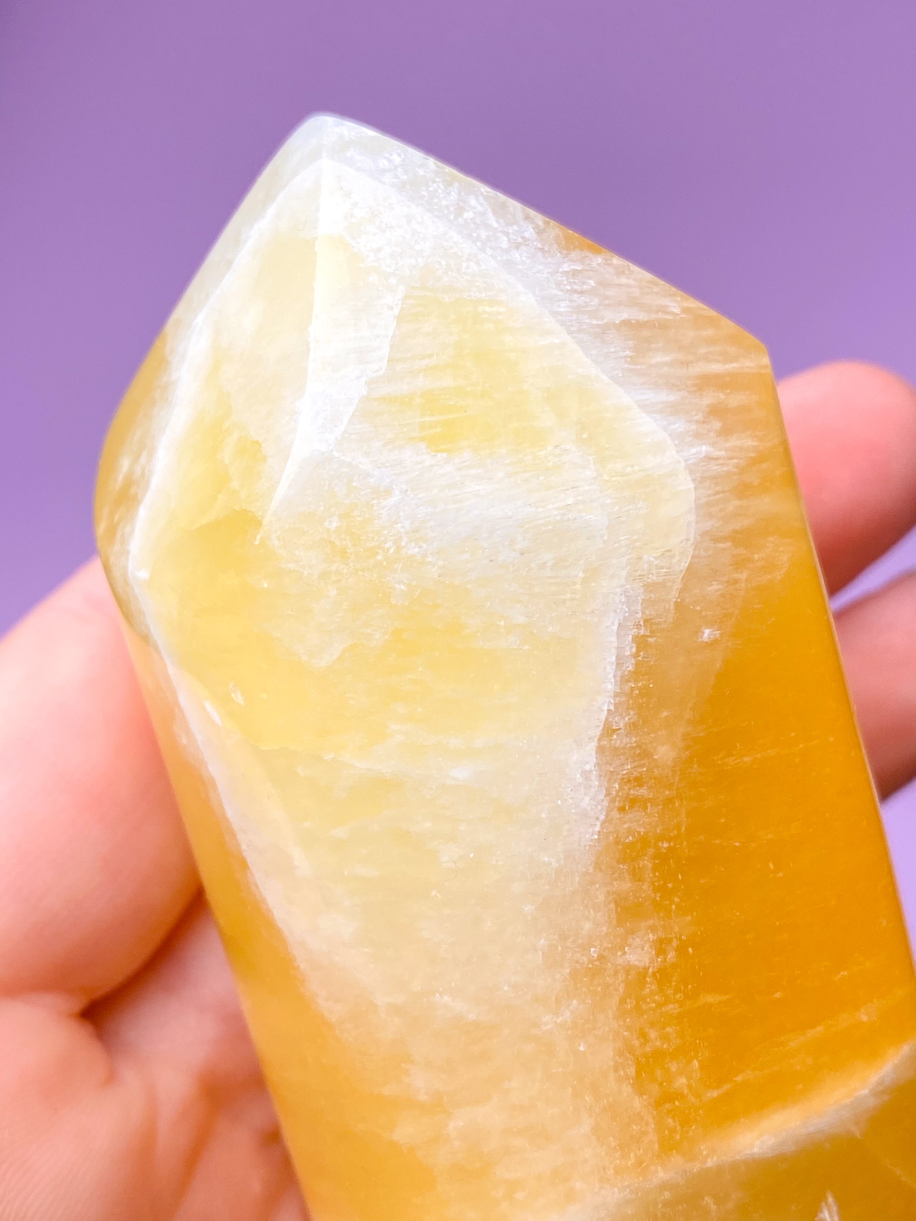 Honeycomb Calcit Tårn (Nr. 11)