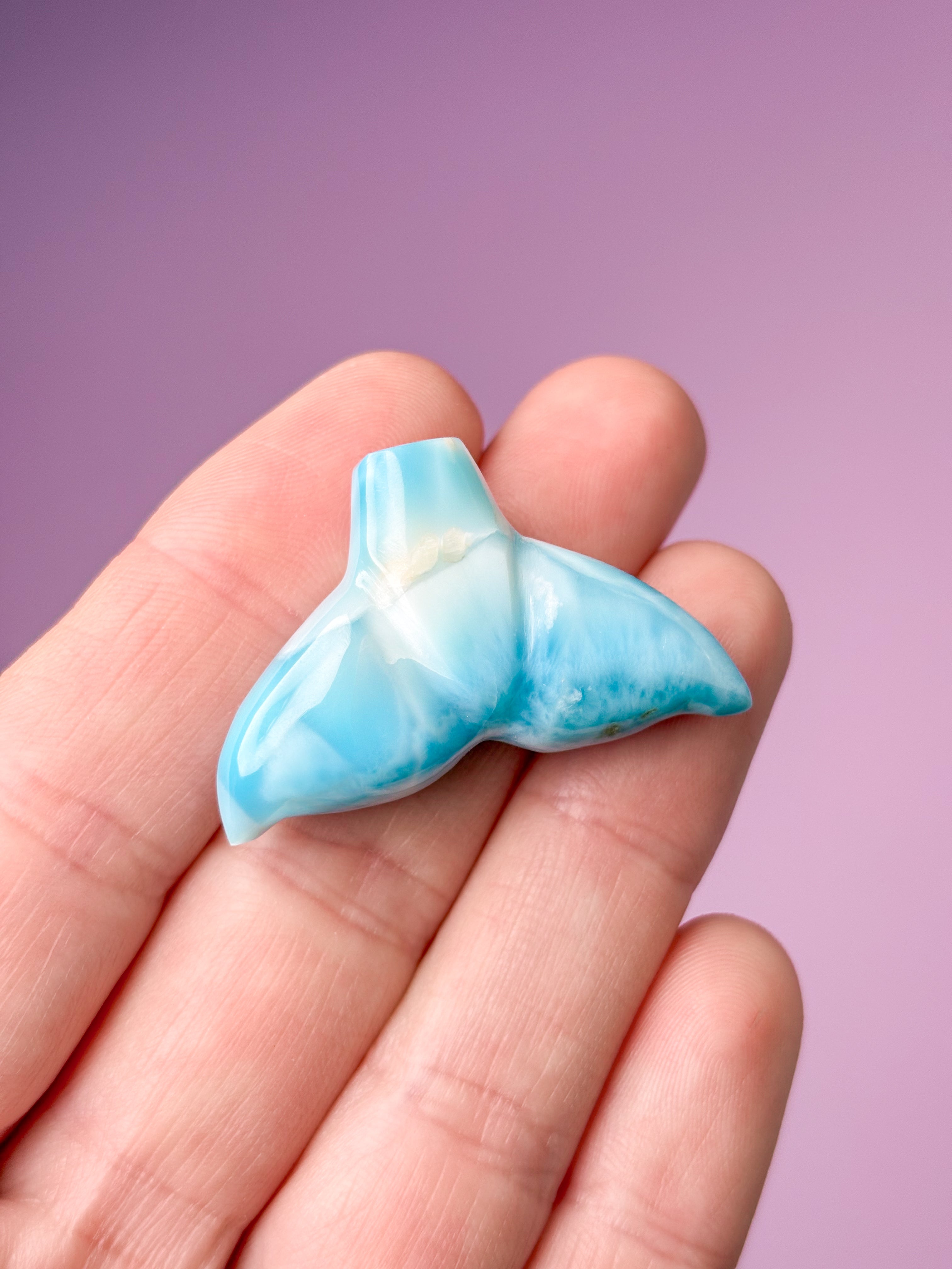 Larimar Whale Tail (nr 1) Exklusiv kvalitet