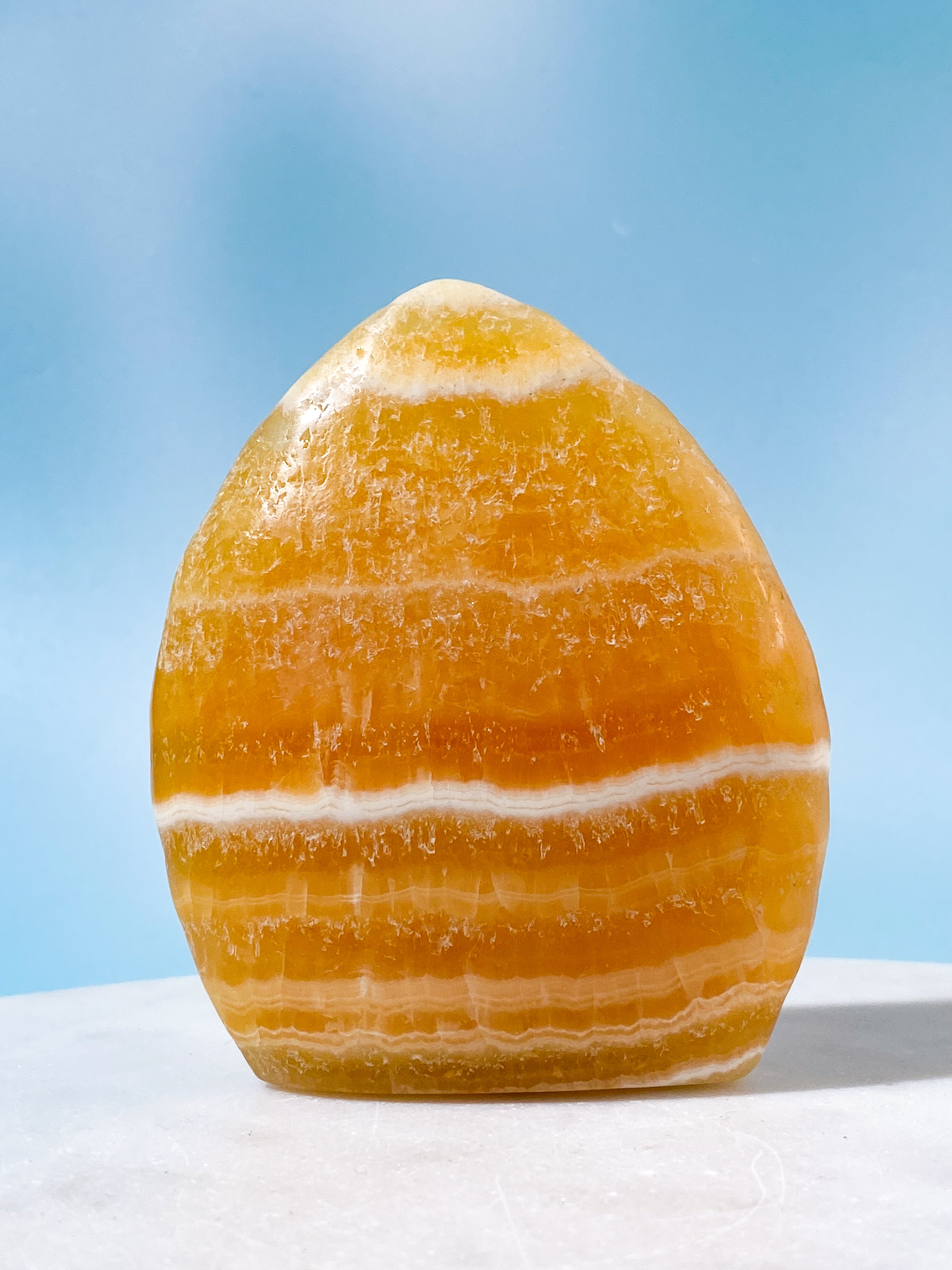 Orange kalcitflamma (nr 3)