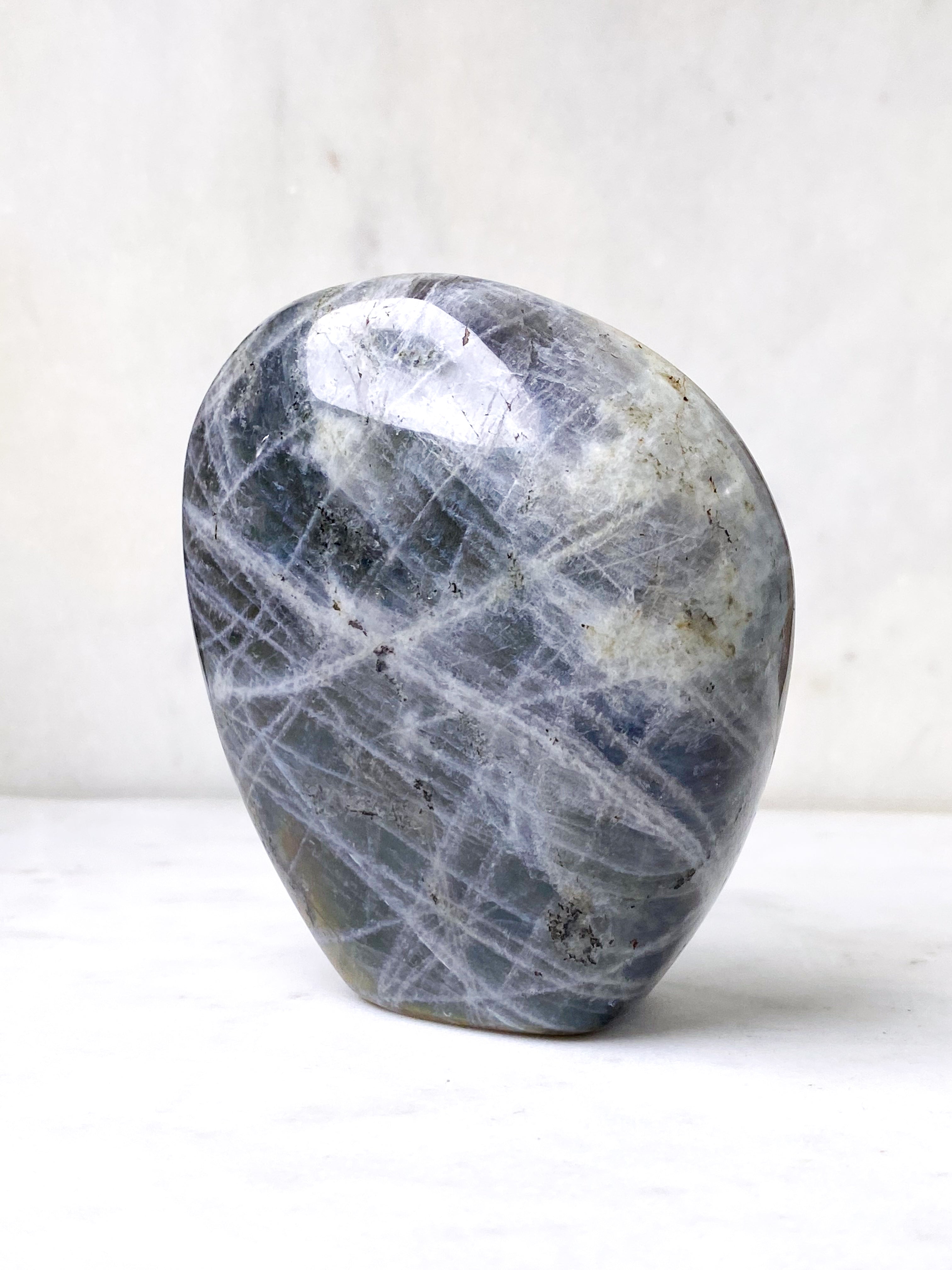 Guld labradorite hjärta
