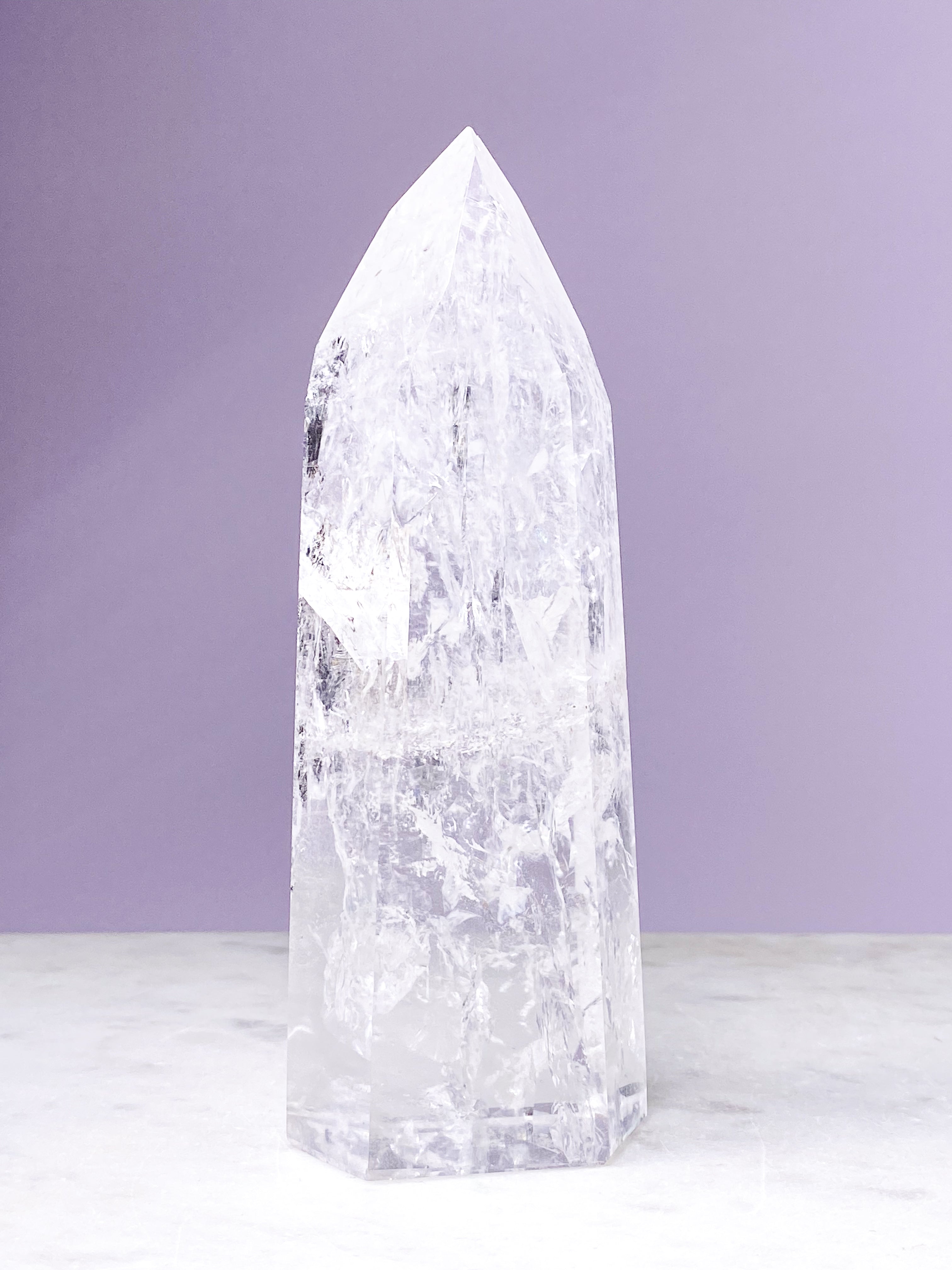 Jättestorn av bergkristall (nr 3) Exklusiv kvalitet