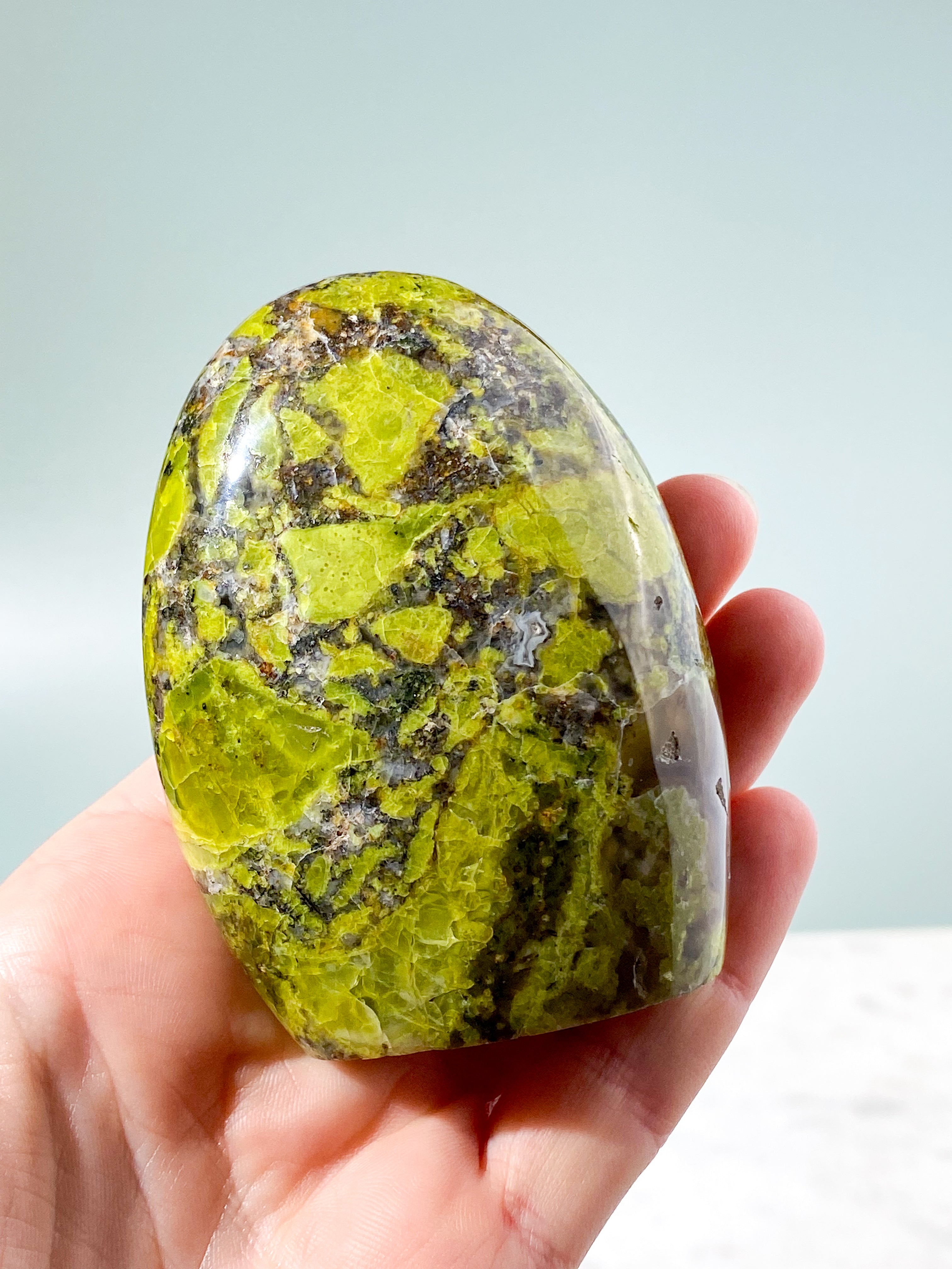 Grön Opal Freeform (Nr. 2)