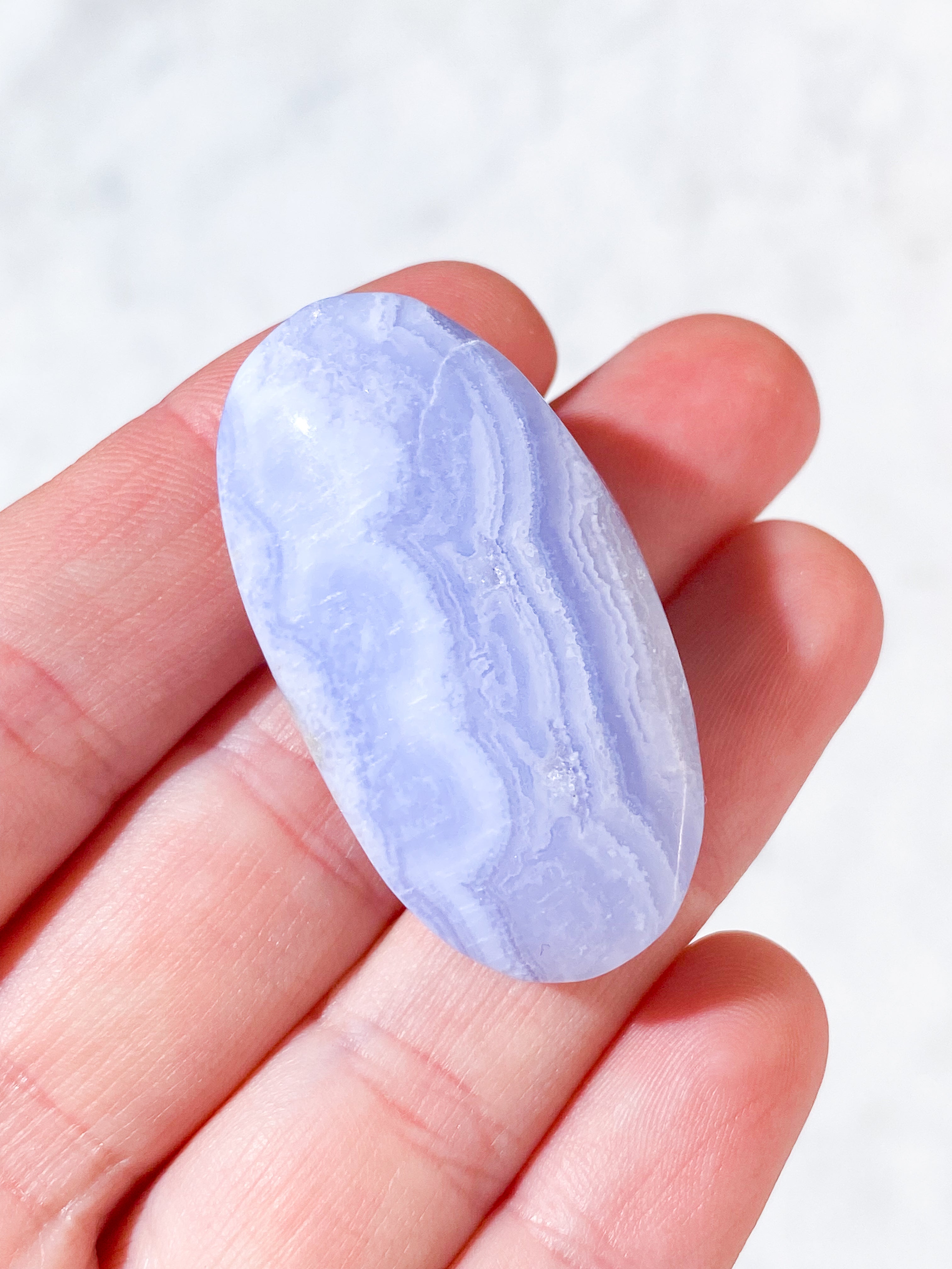 Blond Agat Palmstone (Nr. 21) Liten