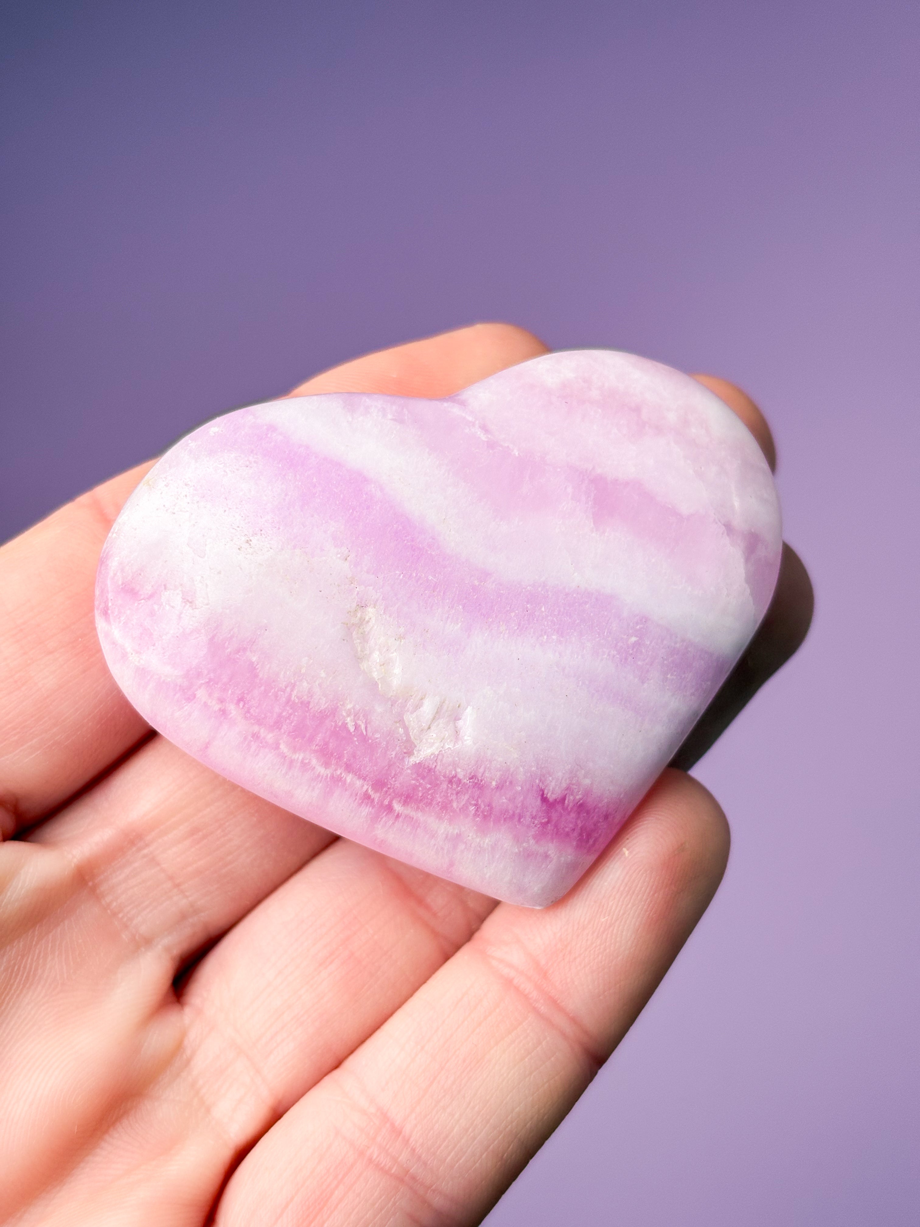 Rosa aragonithjärta (nr 18)