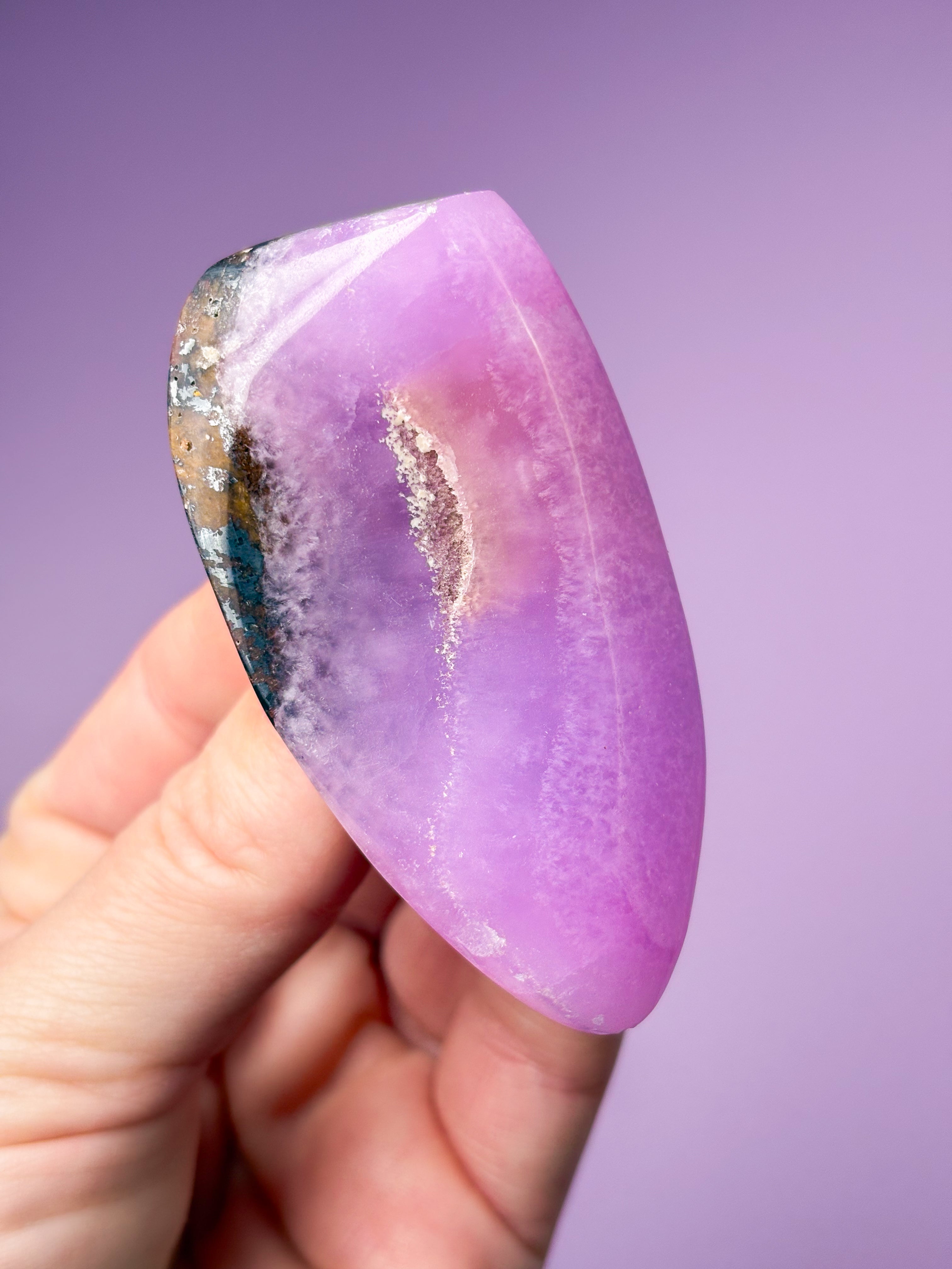 Rosa Aragonit Friform (nr 15)