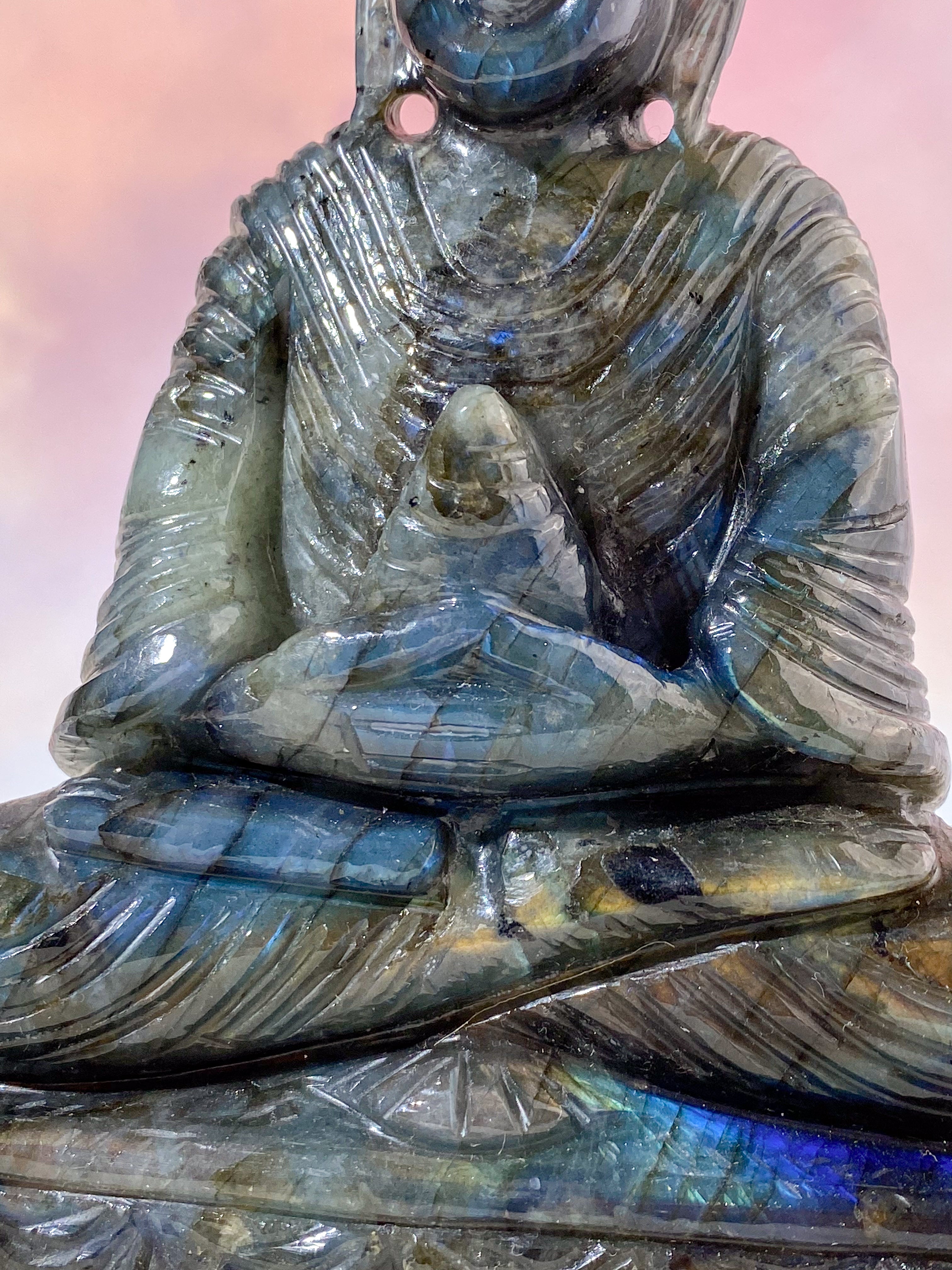 Labradorit Buddha (Nr. 1)