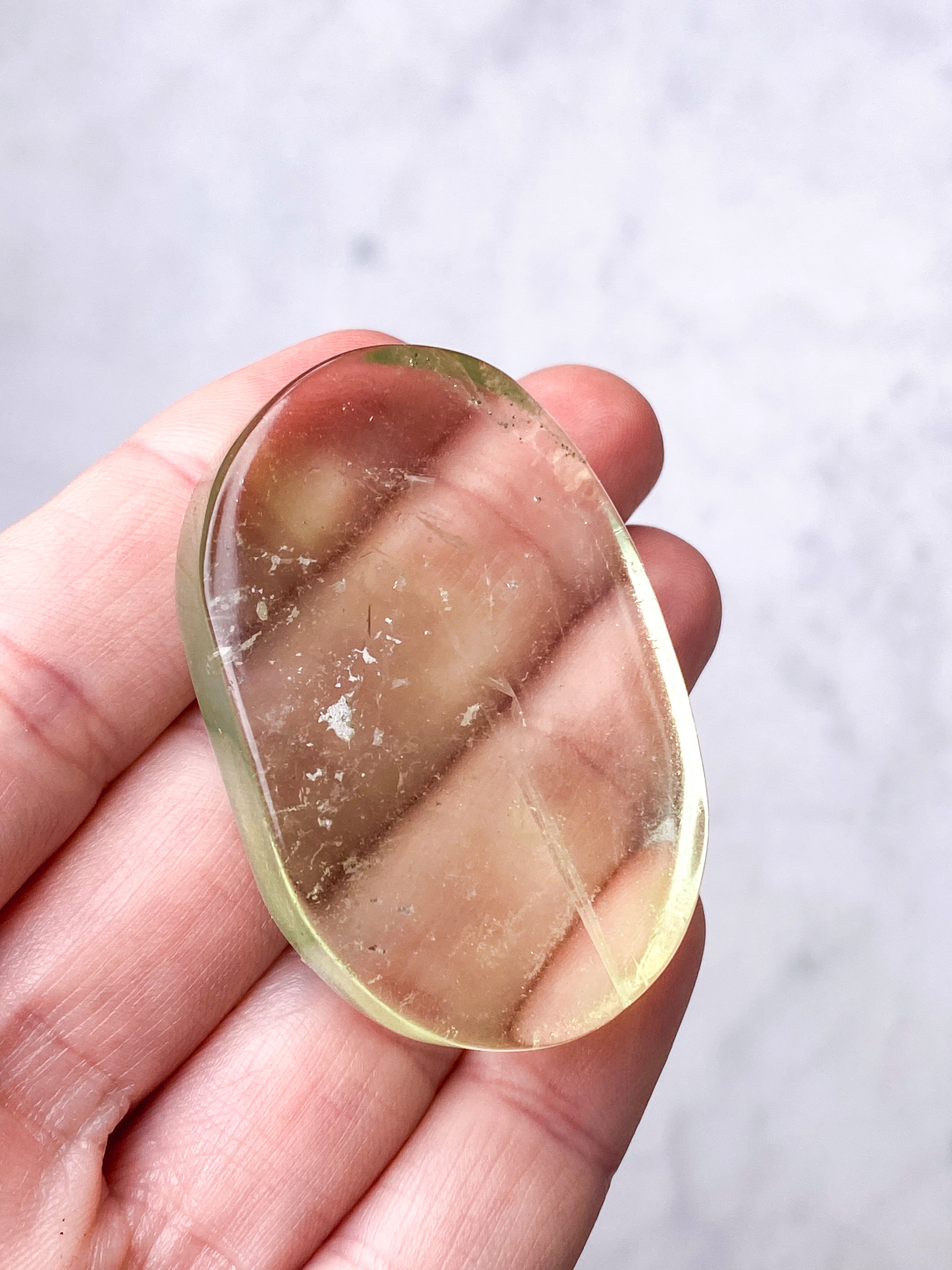 Grön äpple Fluorit Palmsten (nr 10) (Exklusiv)