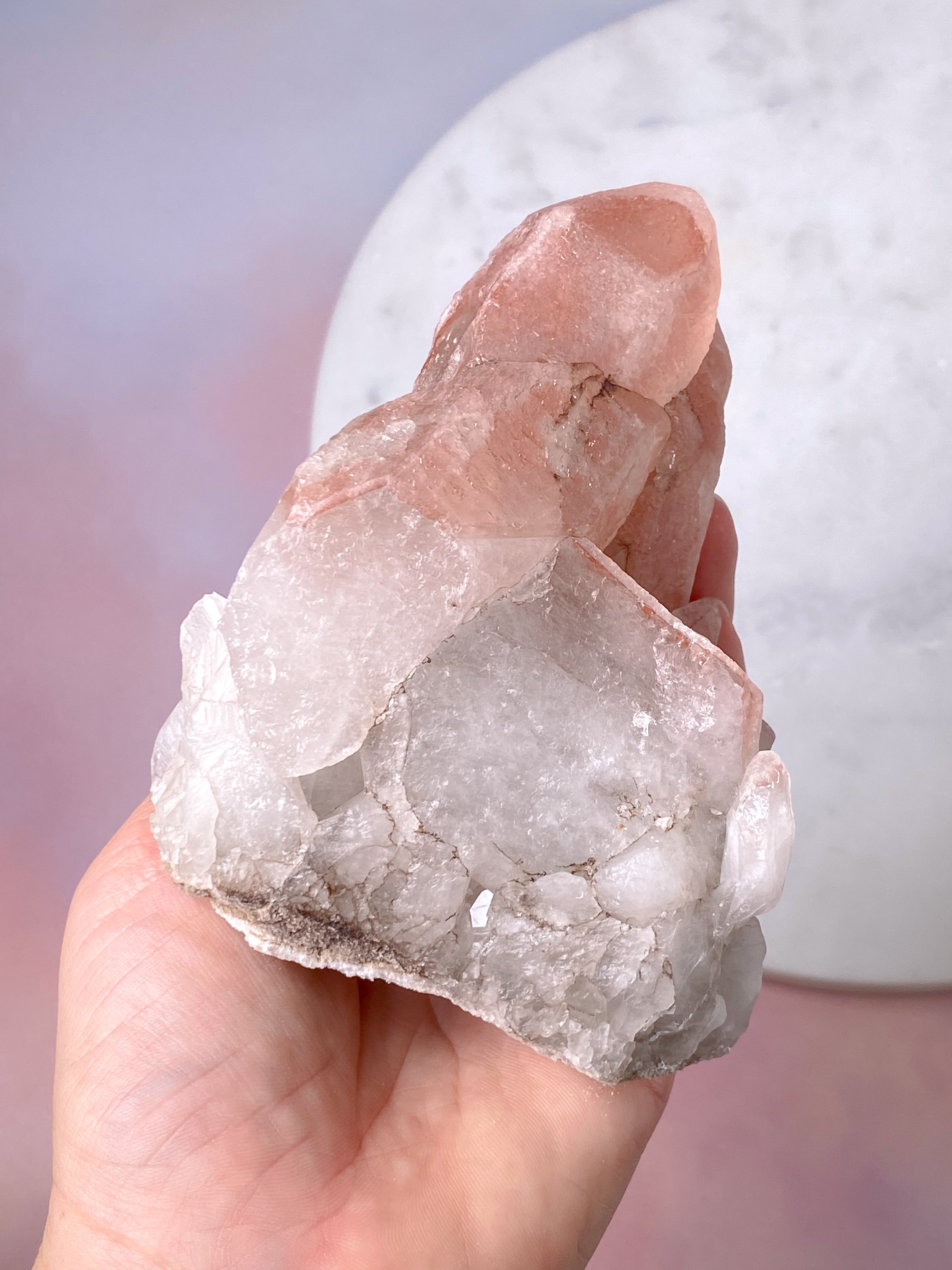 Rosa Lemuriakvartskluster (nr 3)