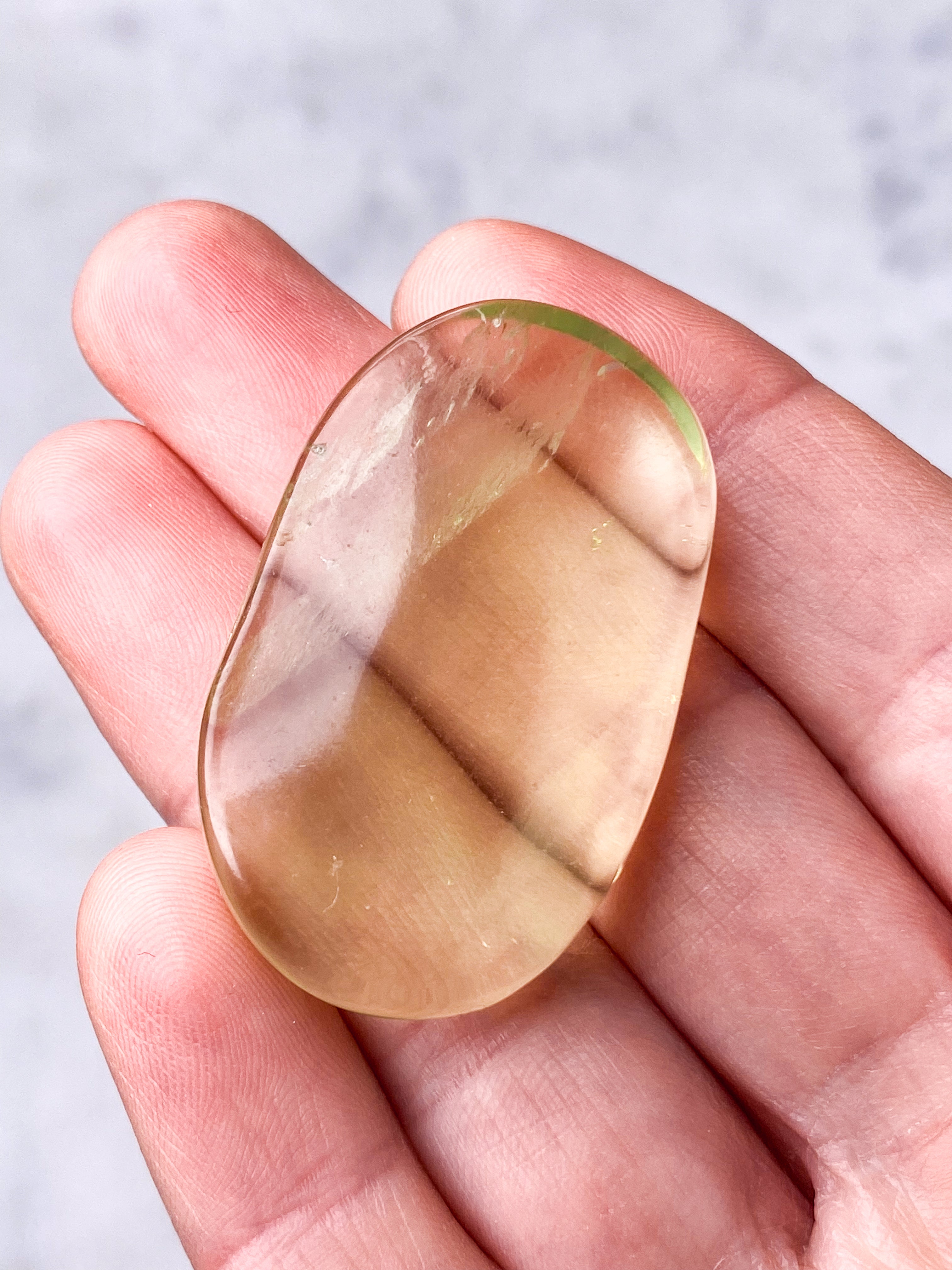 Grön äpple Fluorit Palmsten (nr 14) (Exklusiv)