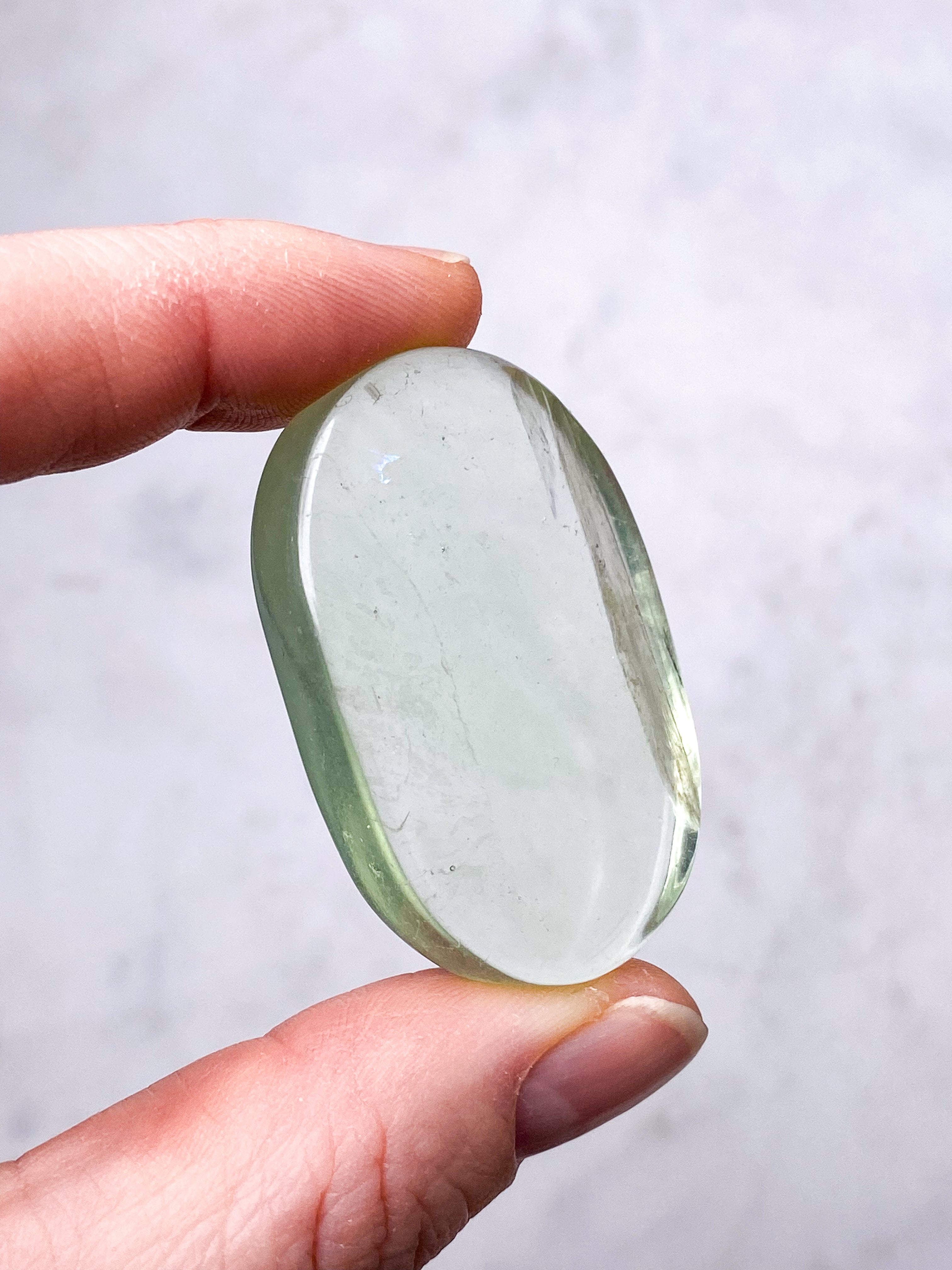 Grön äpple Fluorit Palmsten (nr 19) (Exklusiv)