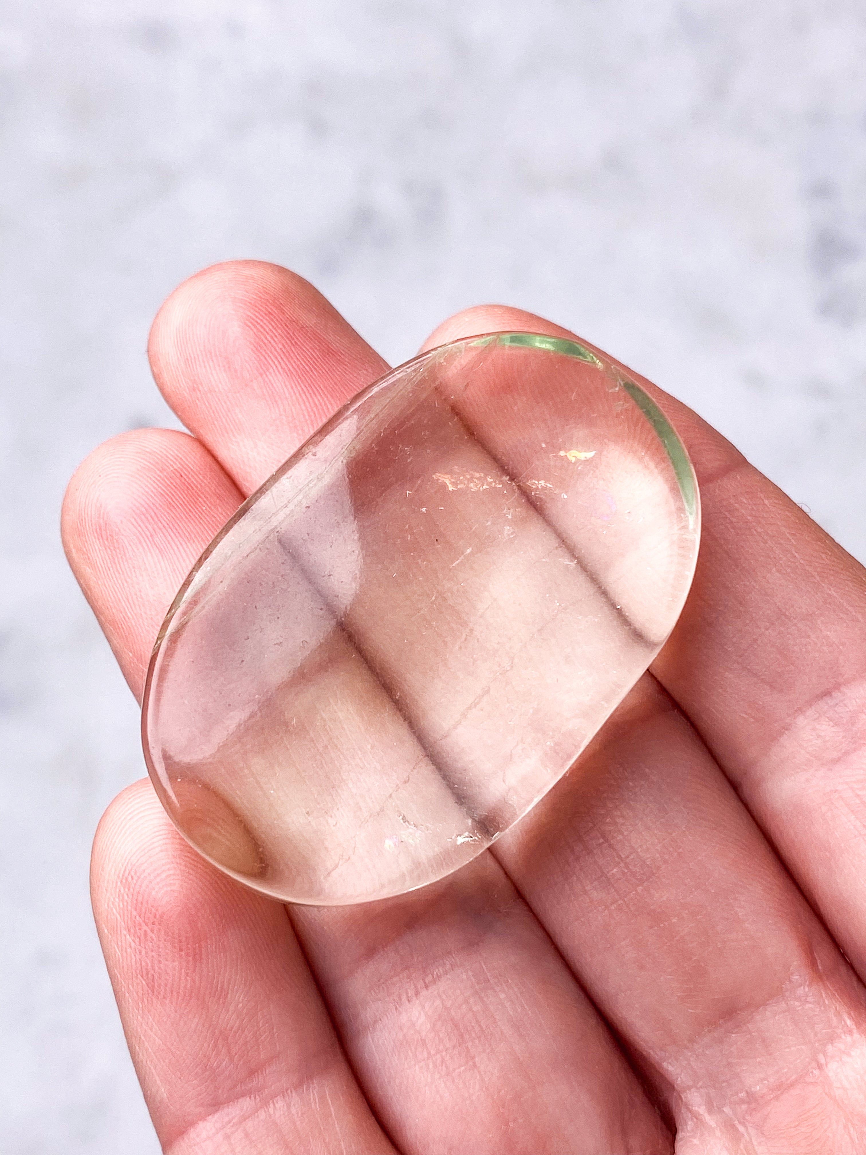 Grön äpple Fluorit Palmsten (nr 19) (Exklusiv)