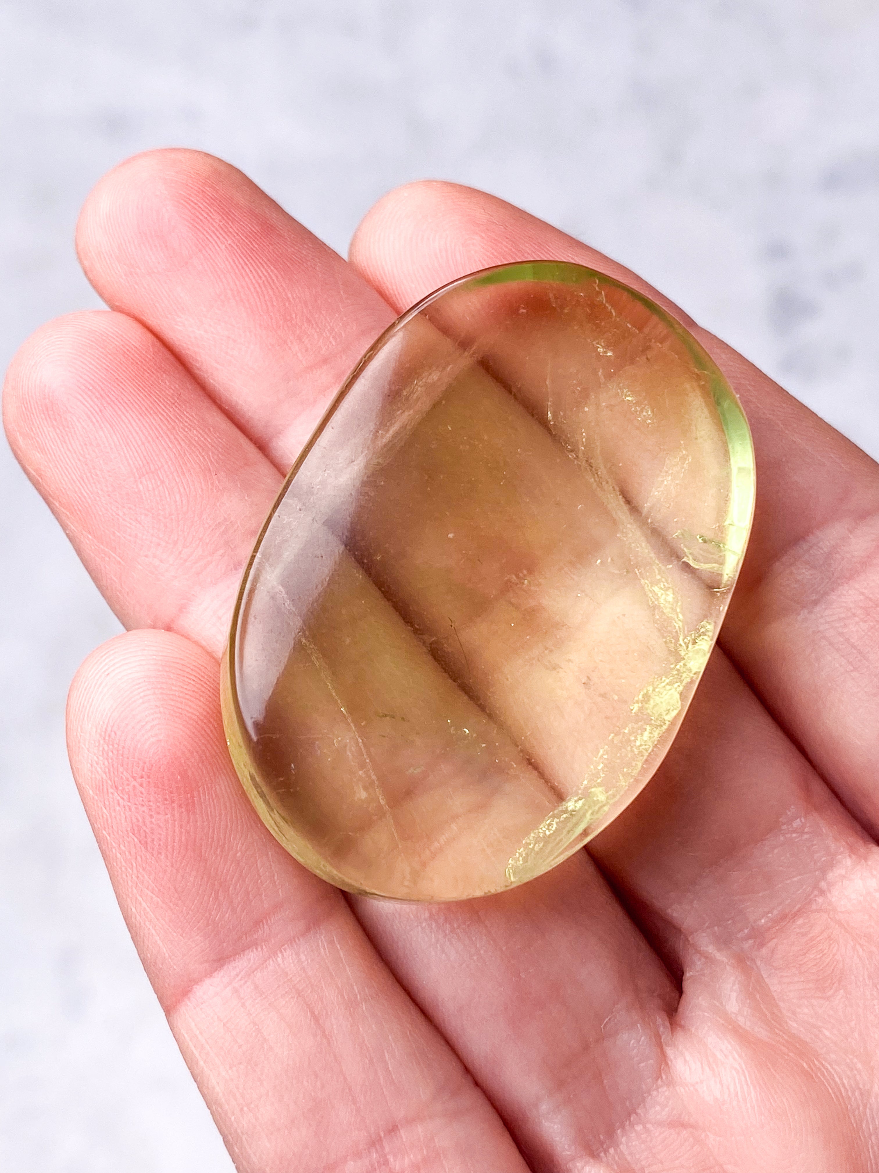 Grön äpple Fluorit Palmsten (nr 20) (Exklusiv)