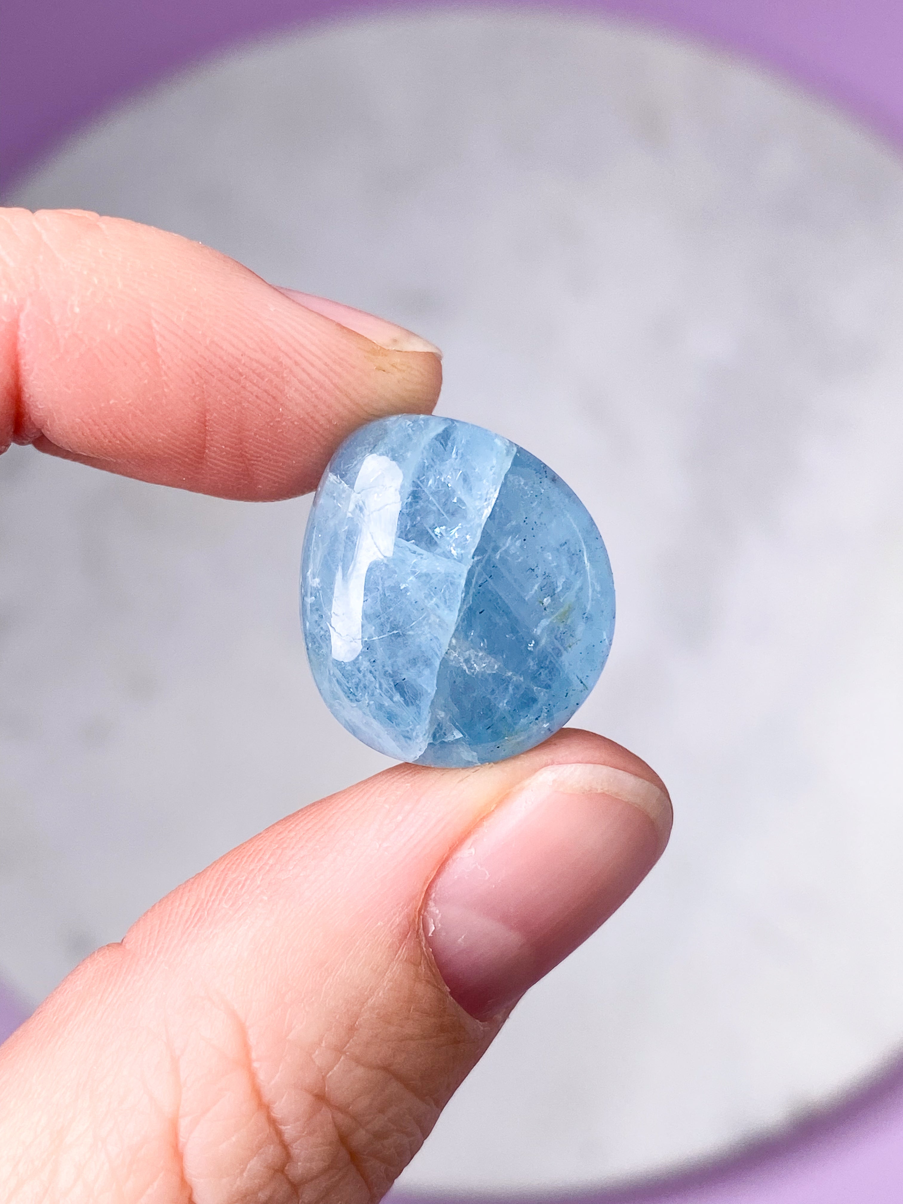 Akvamarinpolerad (nr 1) Exklusiv kvalitet