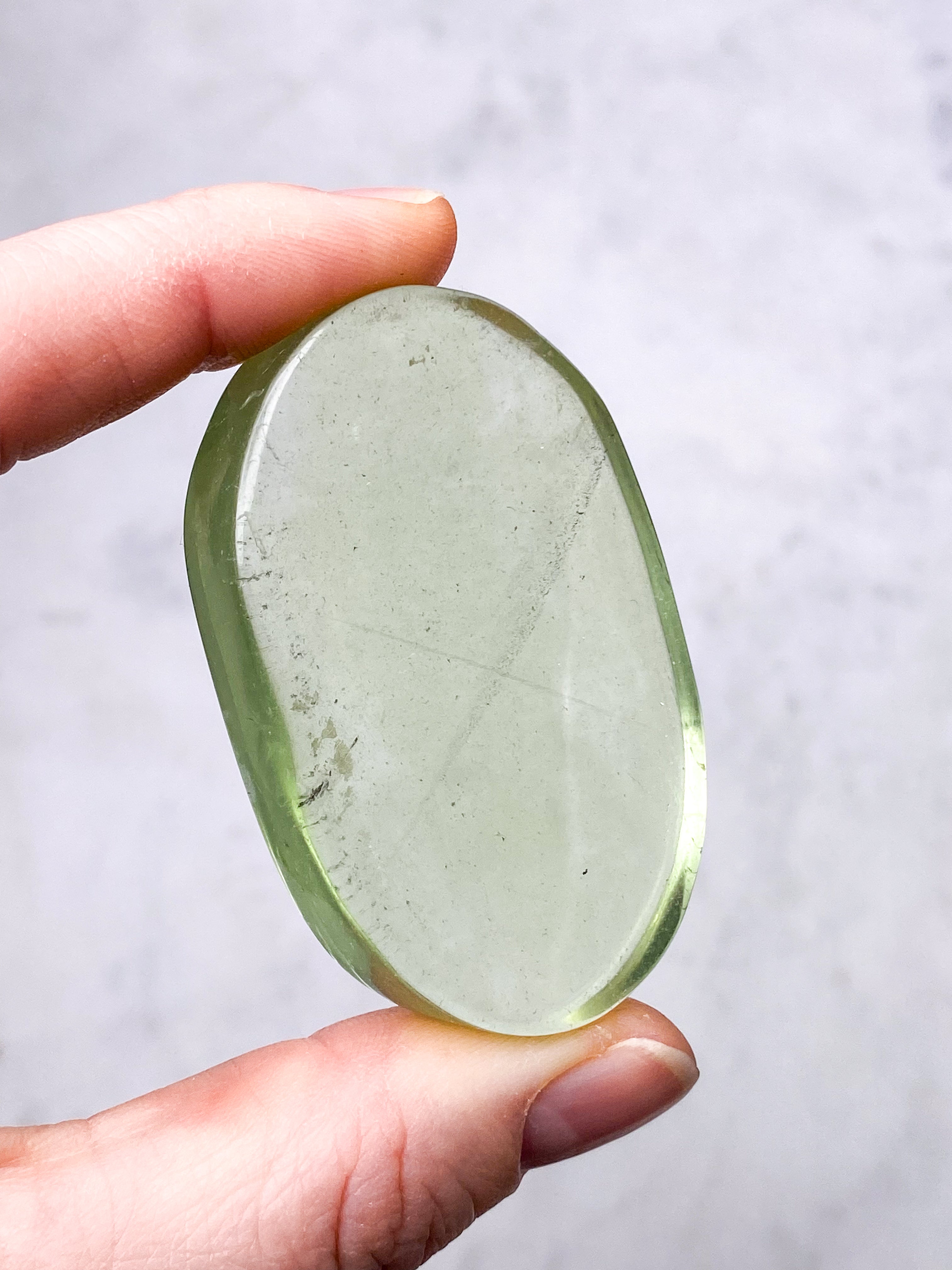 Grön äpple Fluorit Palmsten (nr 24) (Exklusiv)