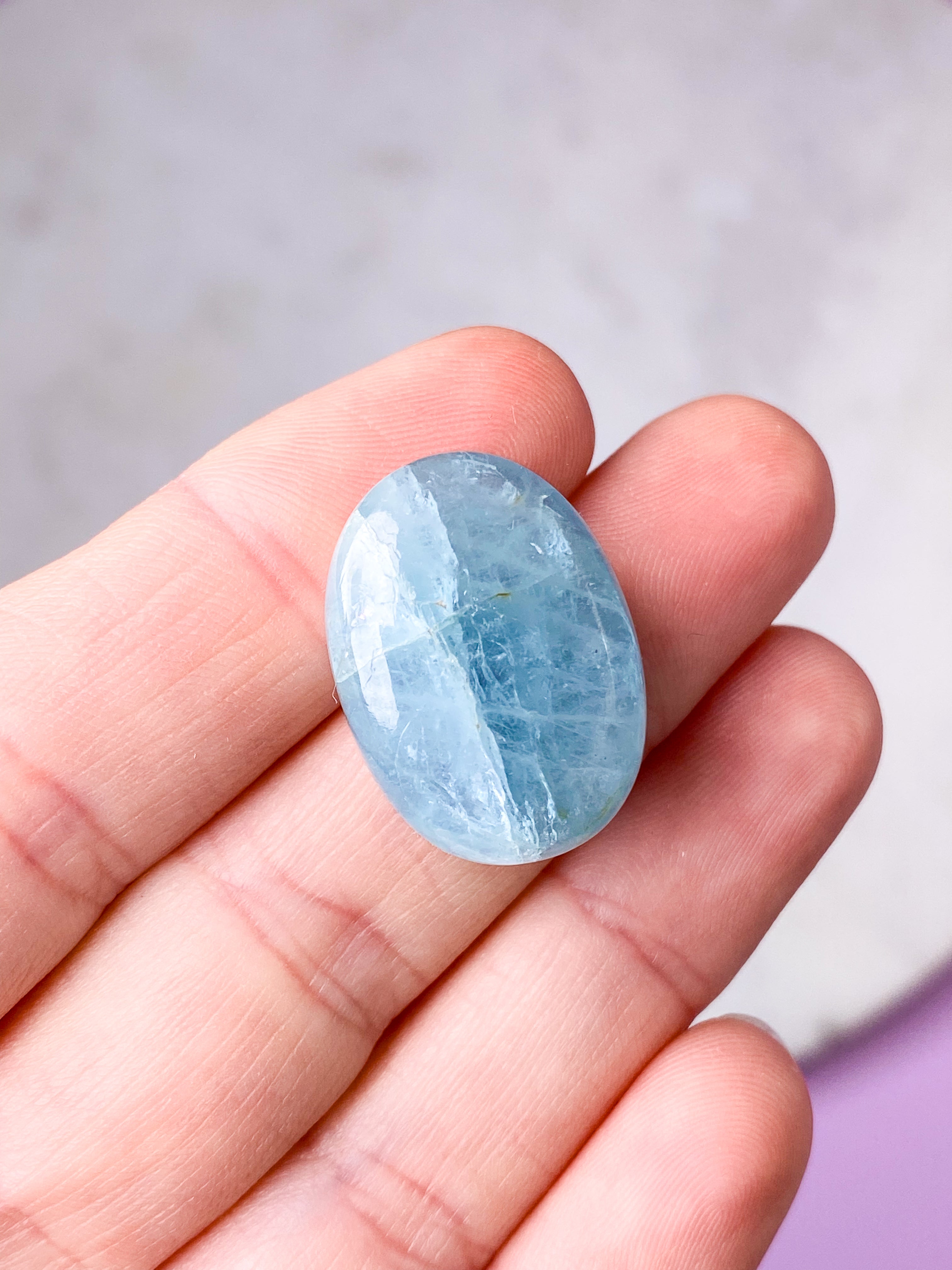 Akvamarinpolerad (nr 1) Exklusiv kvalitet