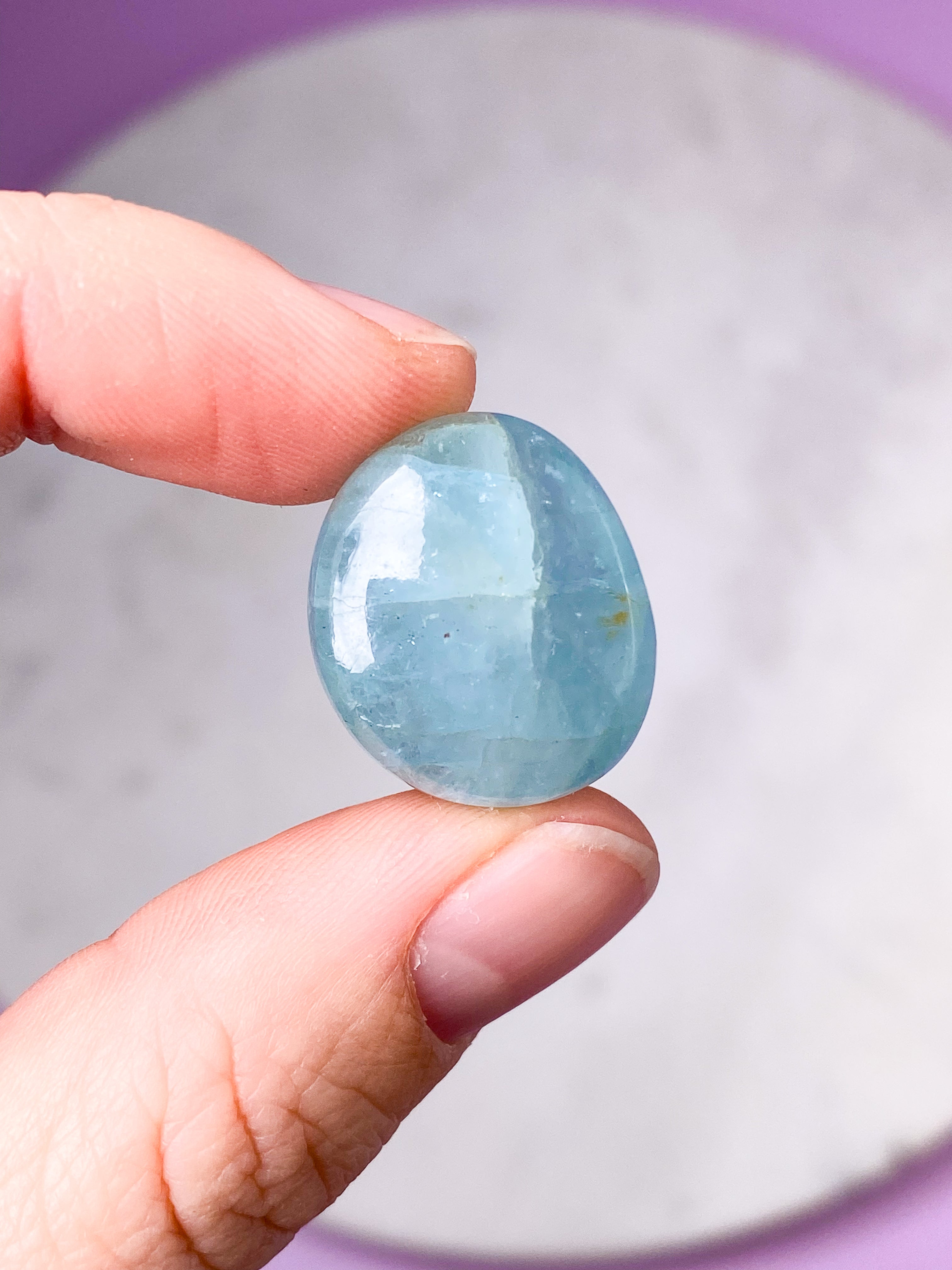 Akvamarinpolerad (nr 1) Exklusiv kvalitet