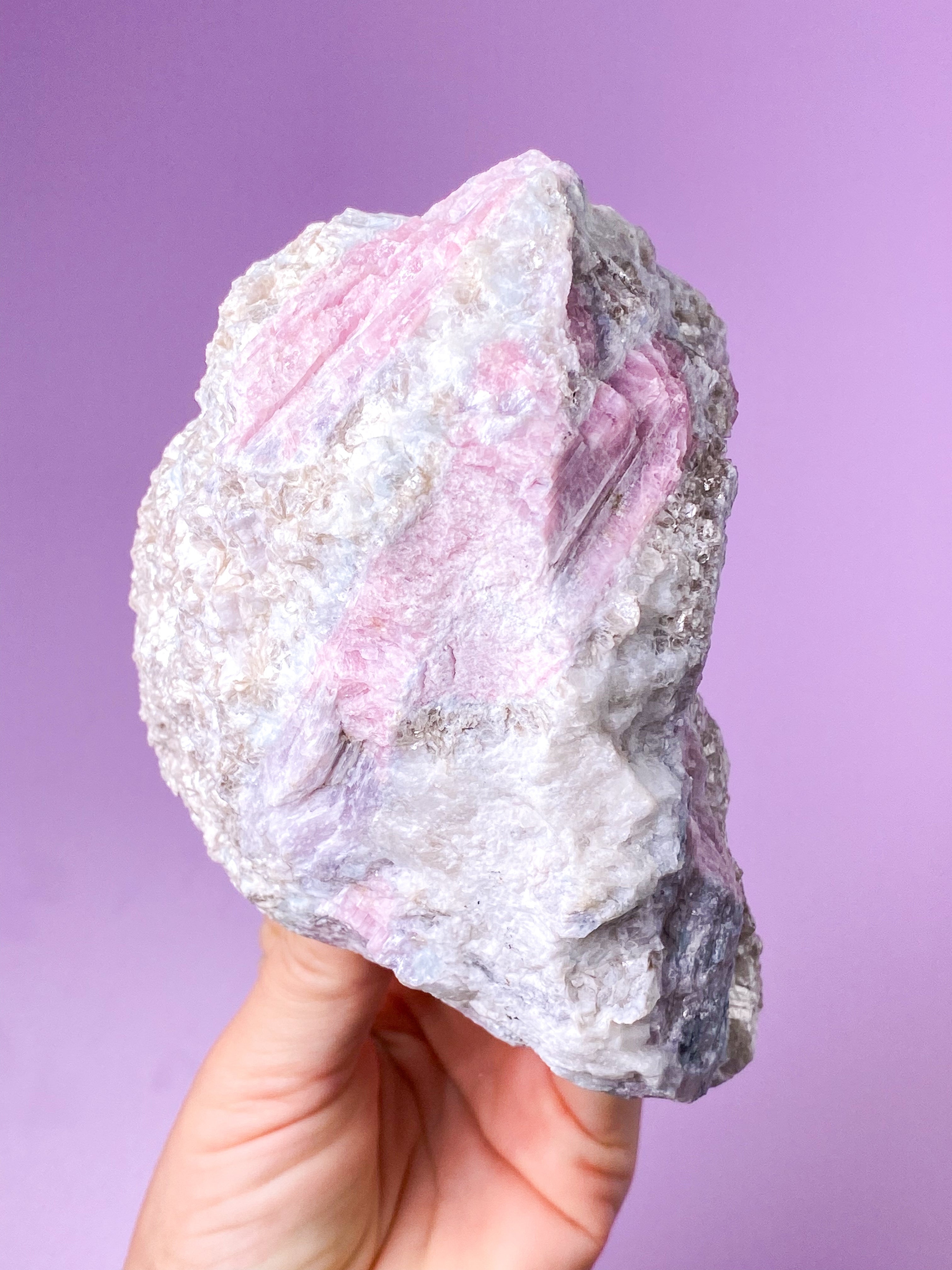 Rosa turmalinkluster (nr 9)