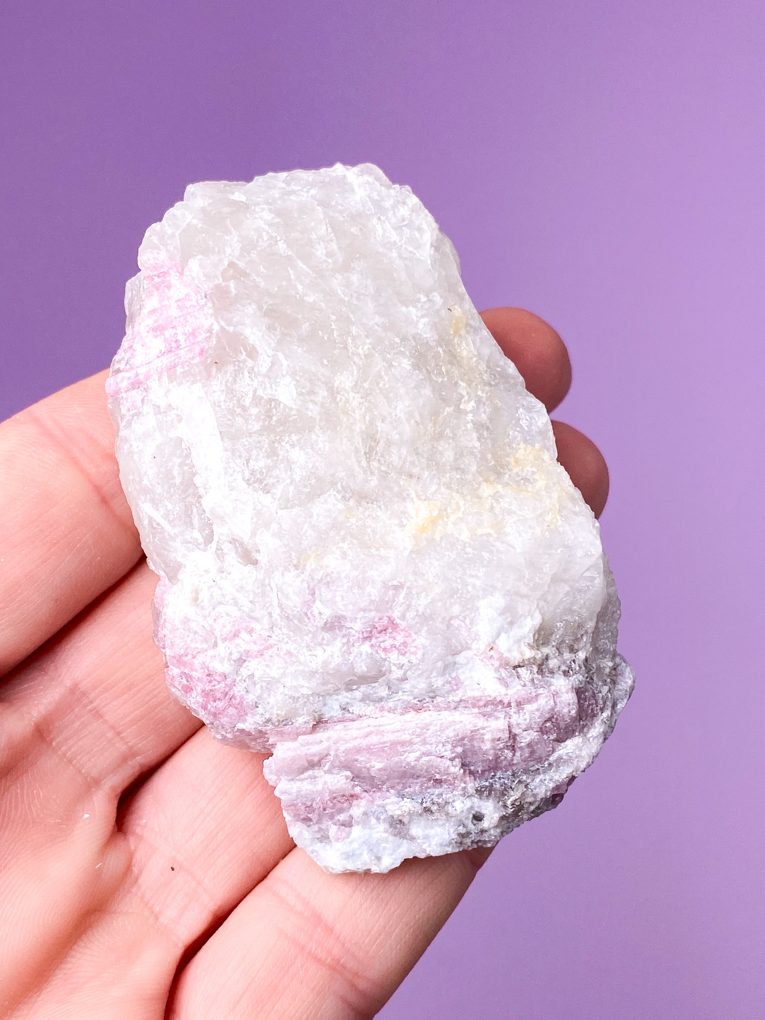 Rosa turmalinkluster (nr 9)