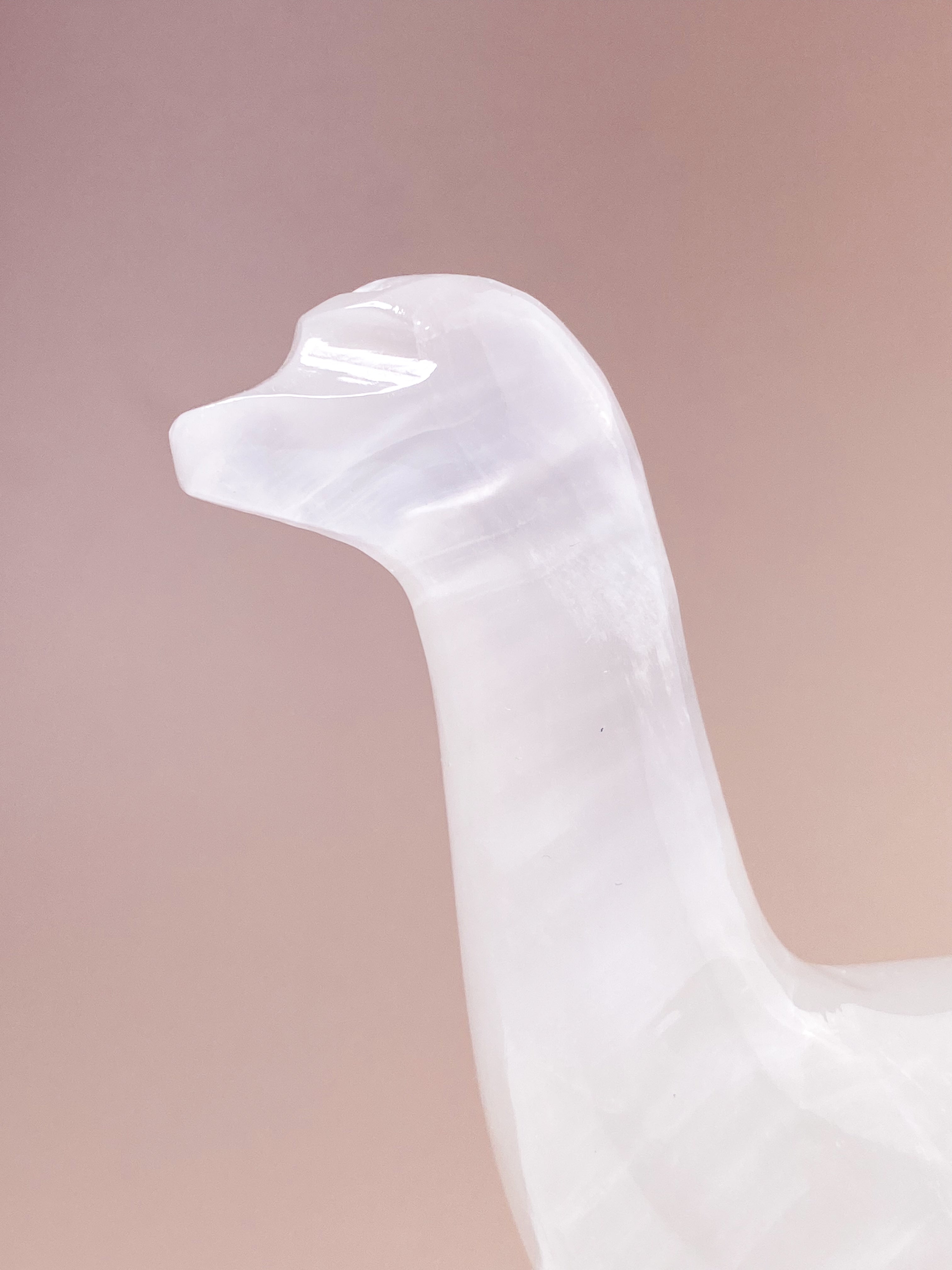 Hvid Onyx Langhals (Nr. 1)