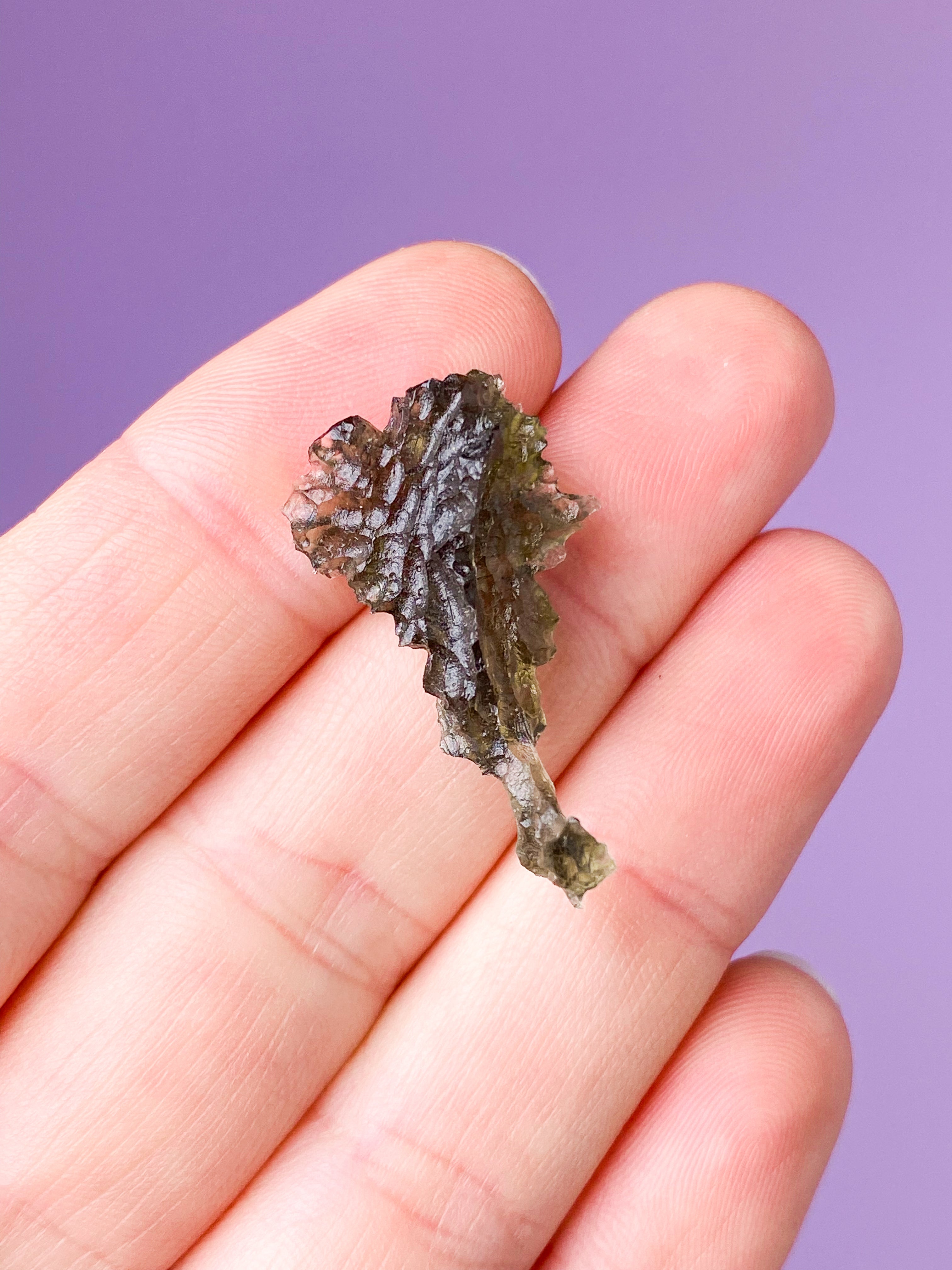 Ängelklocka Moldavit Raw (nr 9) Exklusiv kvalitet