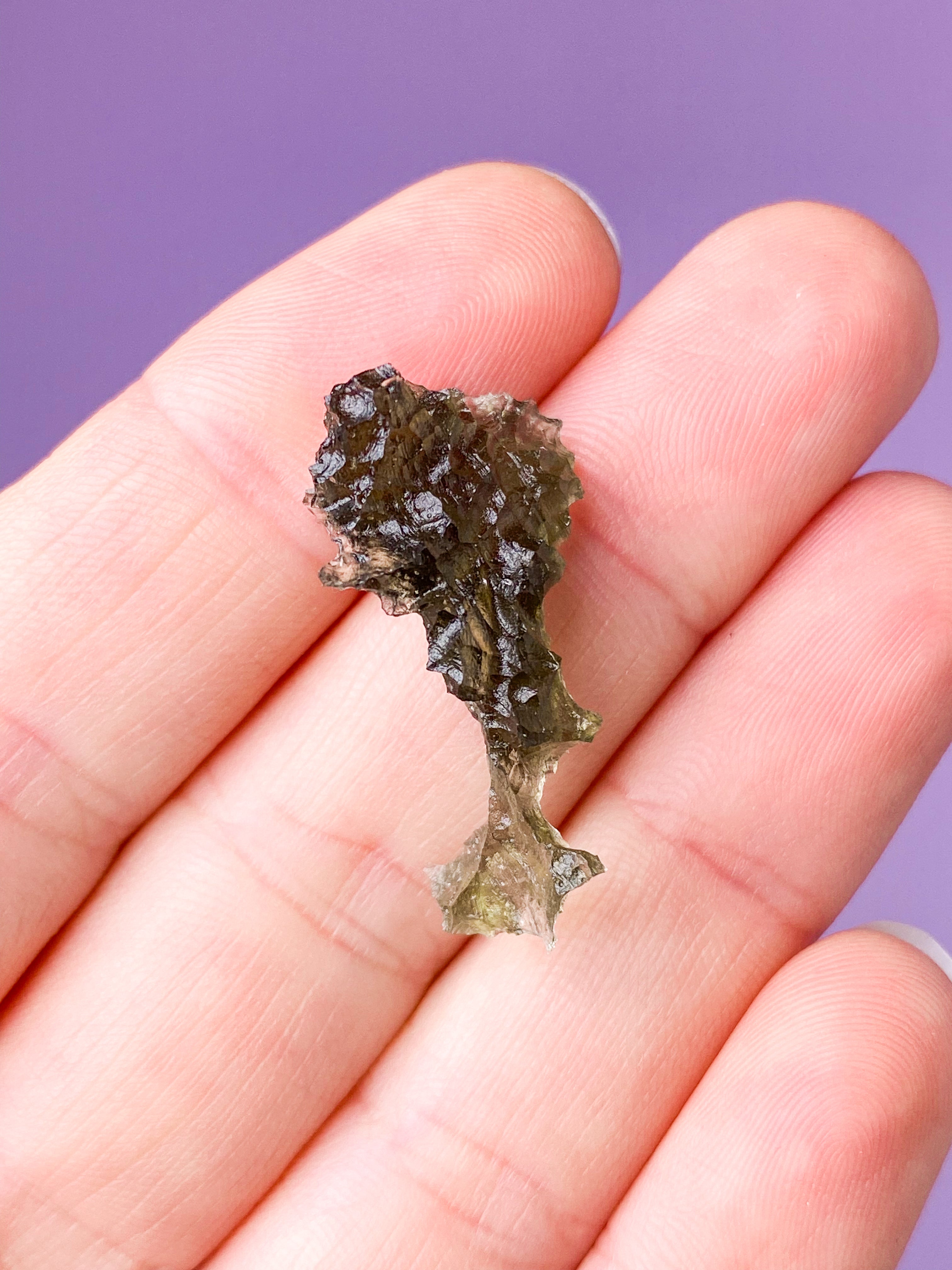 Ängelklocka Moldavit Raw (nr 9) Exklusiv kvalitet