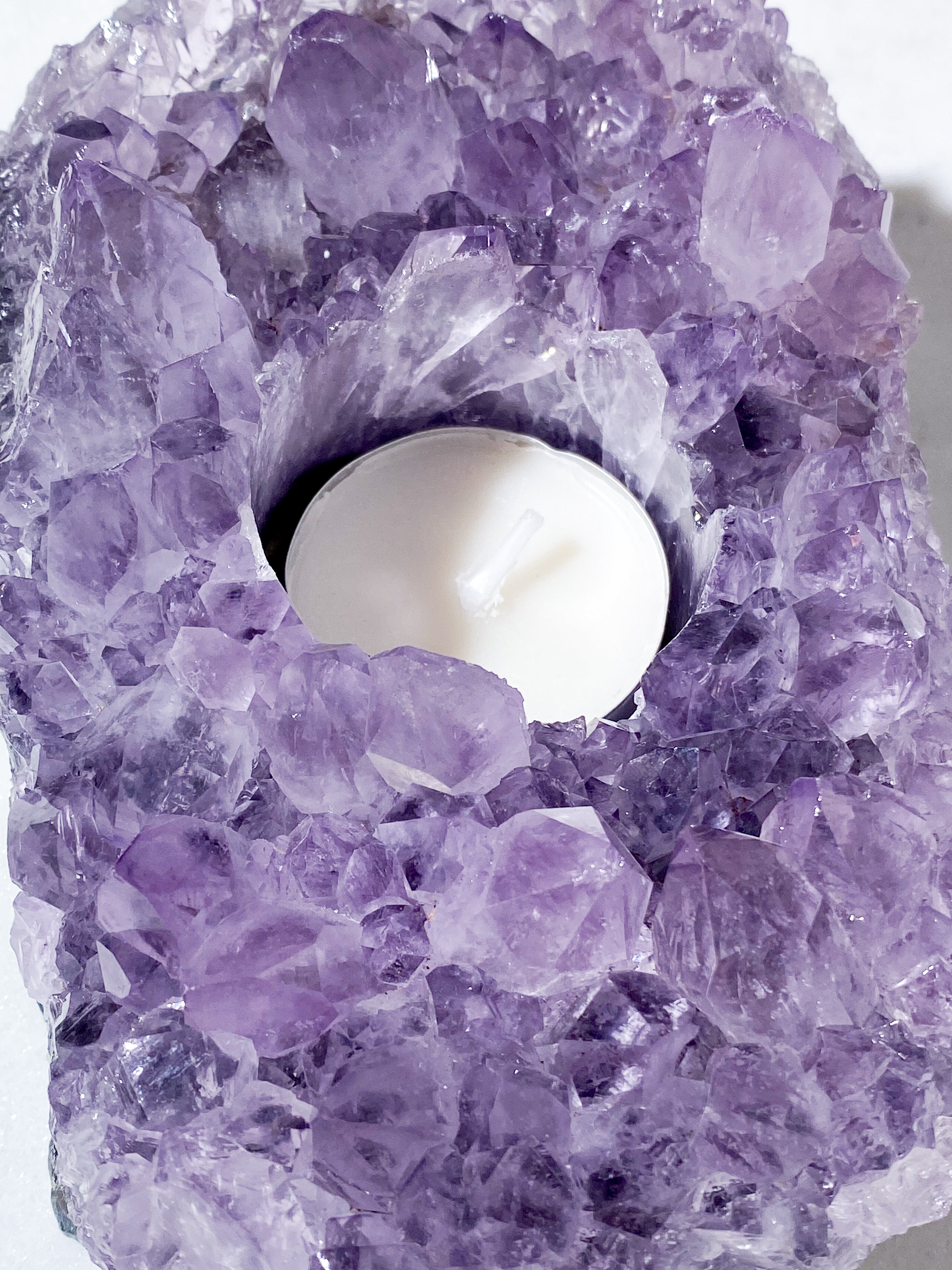 Ametist värmeljushållare (nr 20)