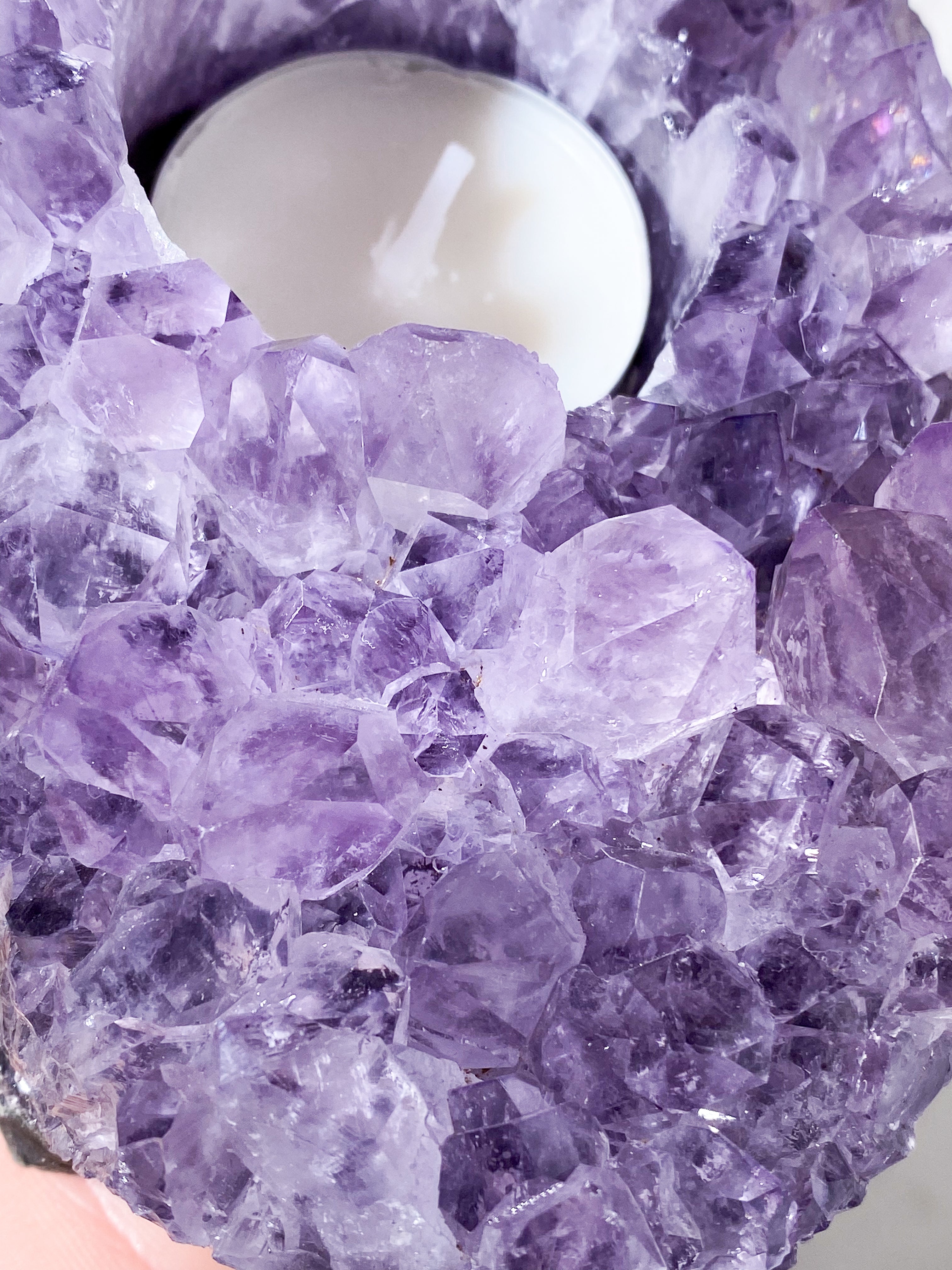 Ametist värmeljushållare (nr 20)