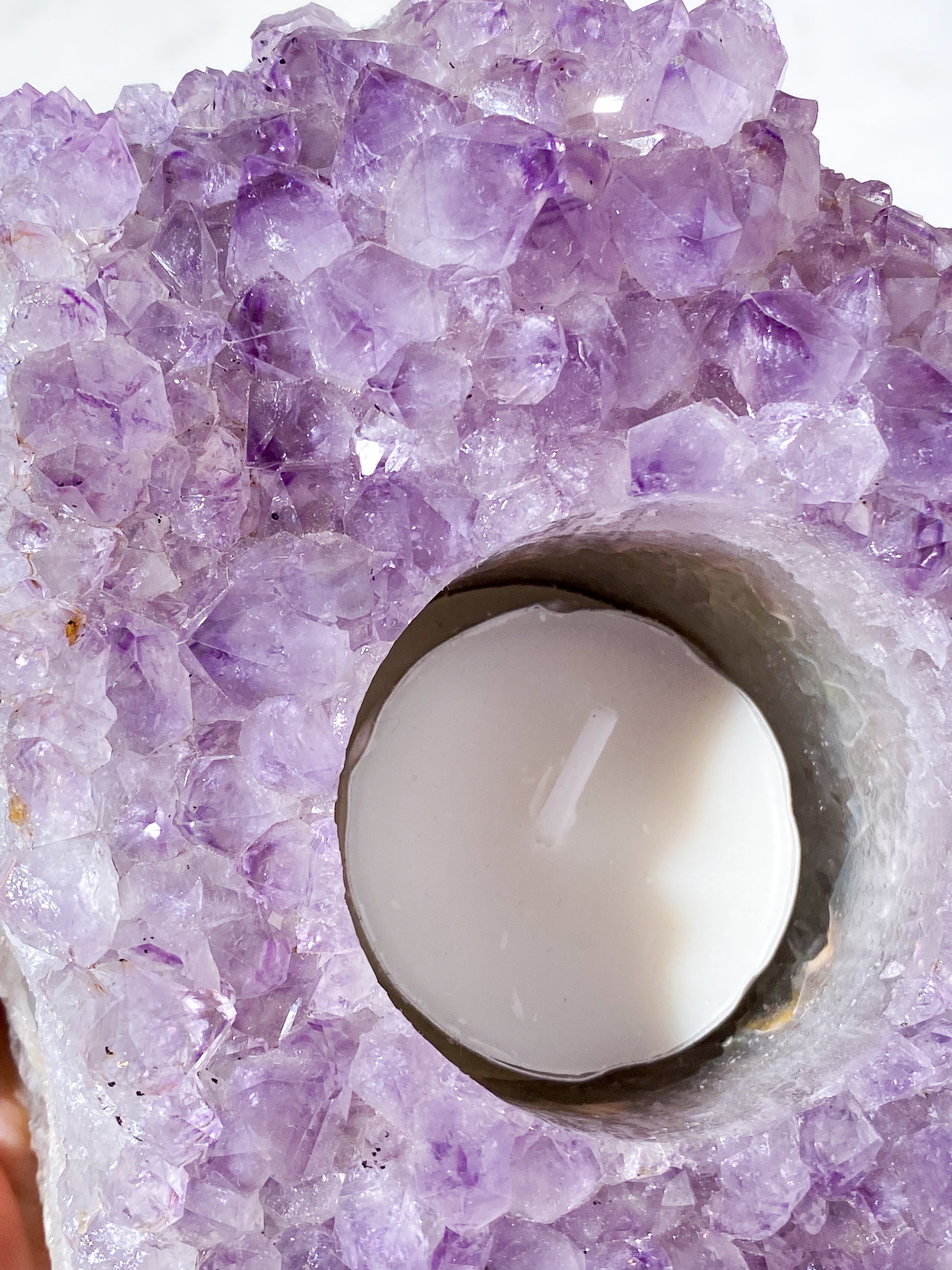 Ametist värmeljushållare (nr 20)