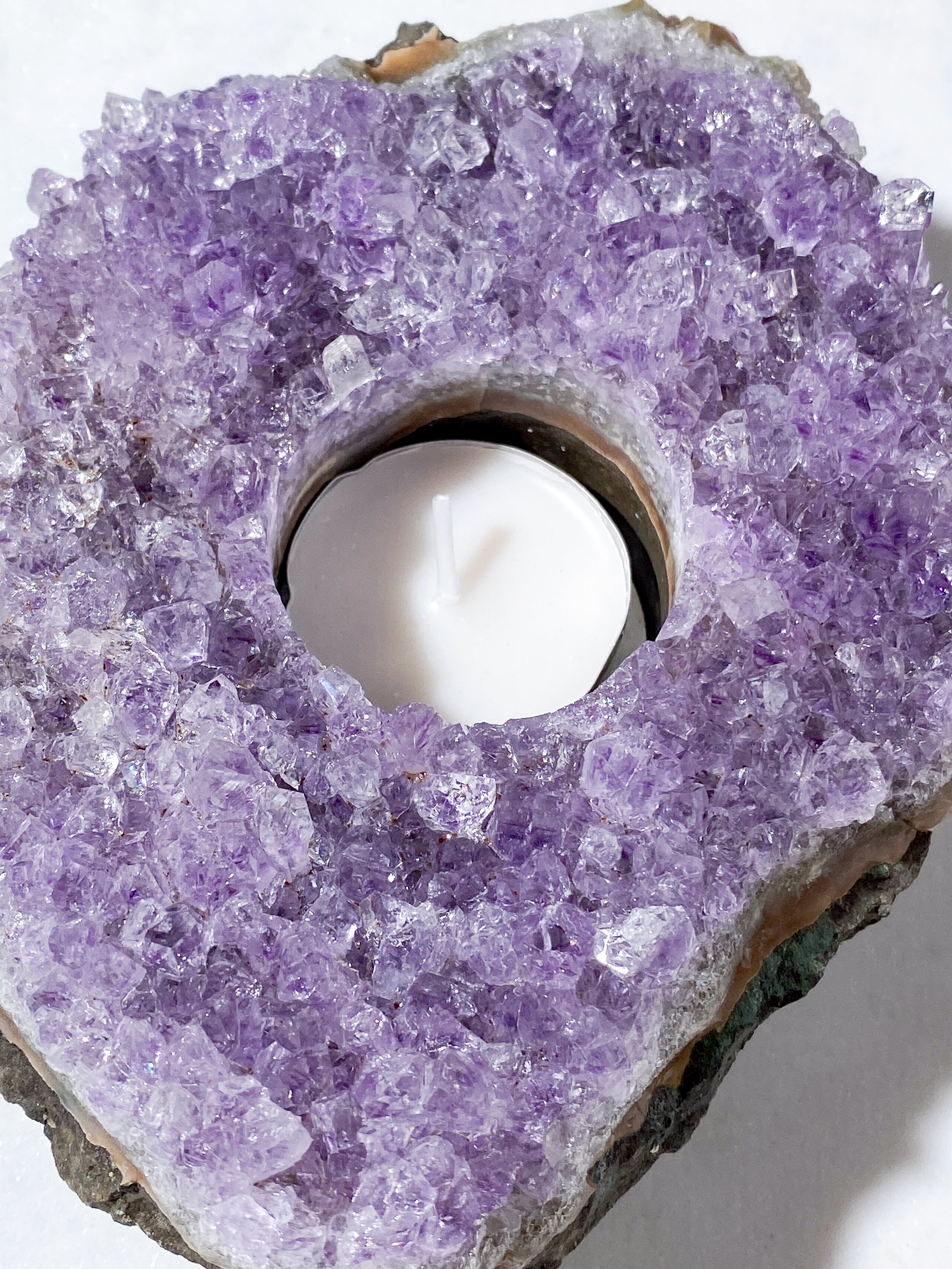 Ametist värmeljushållare (nr 20)