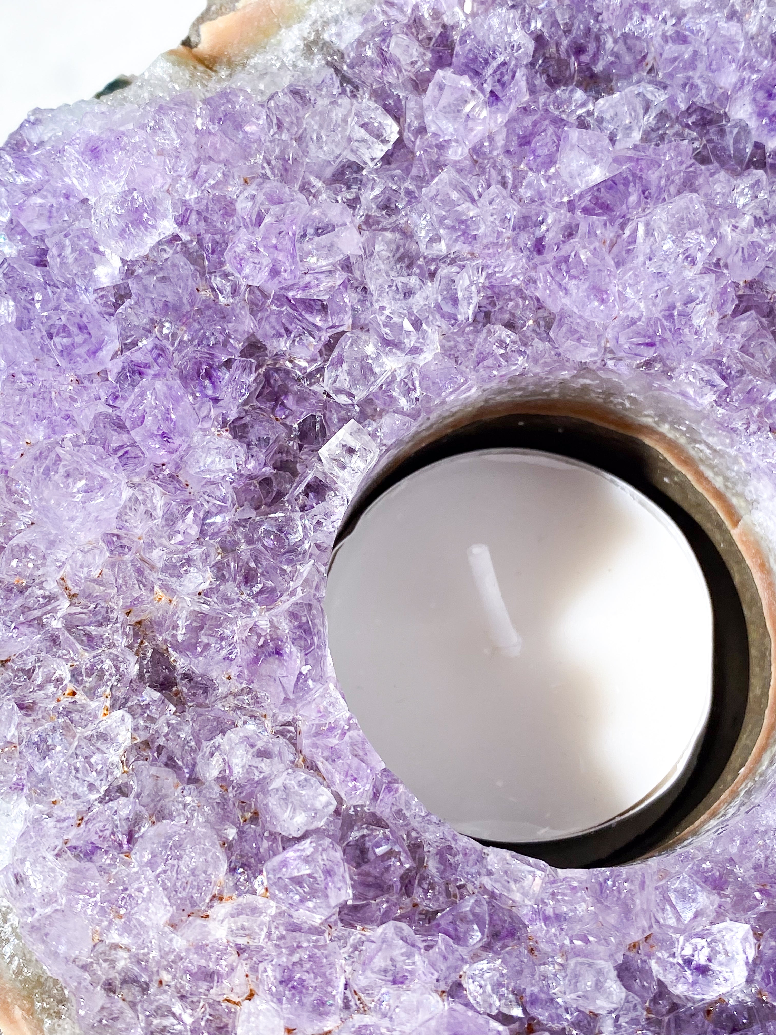 Ametist värmeljushållare (nr 20)