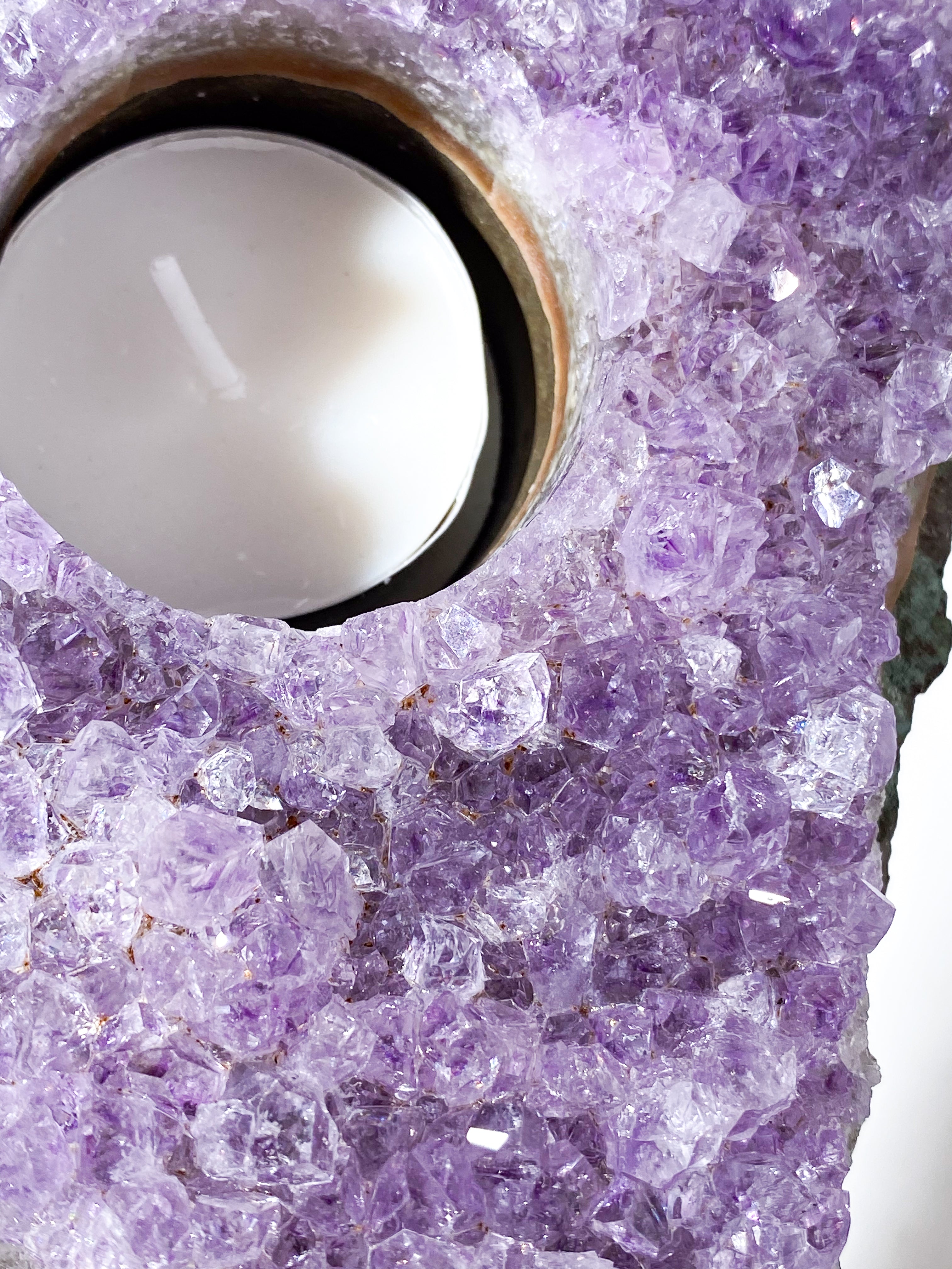 Ametist värmeljushållare (nr 20)