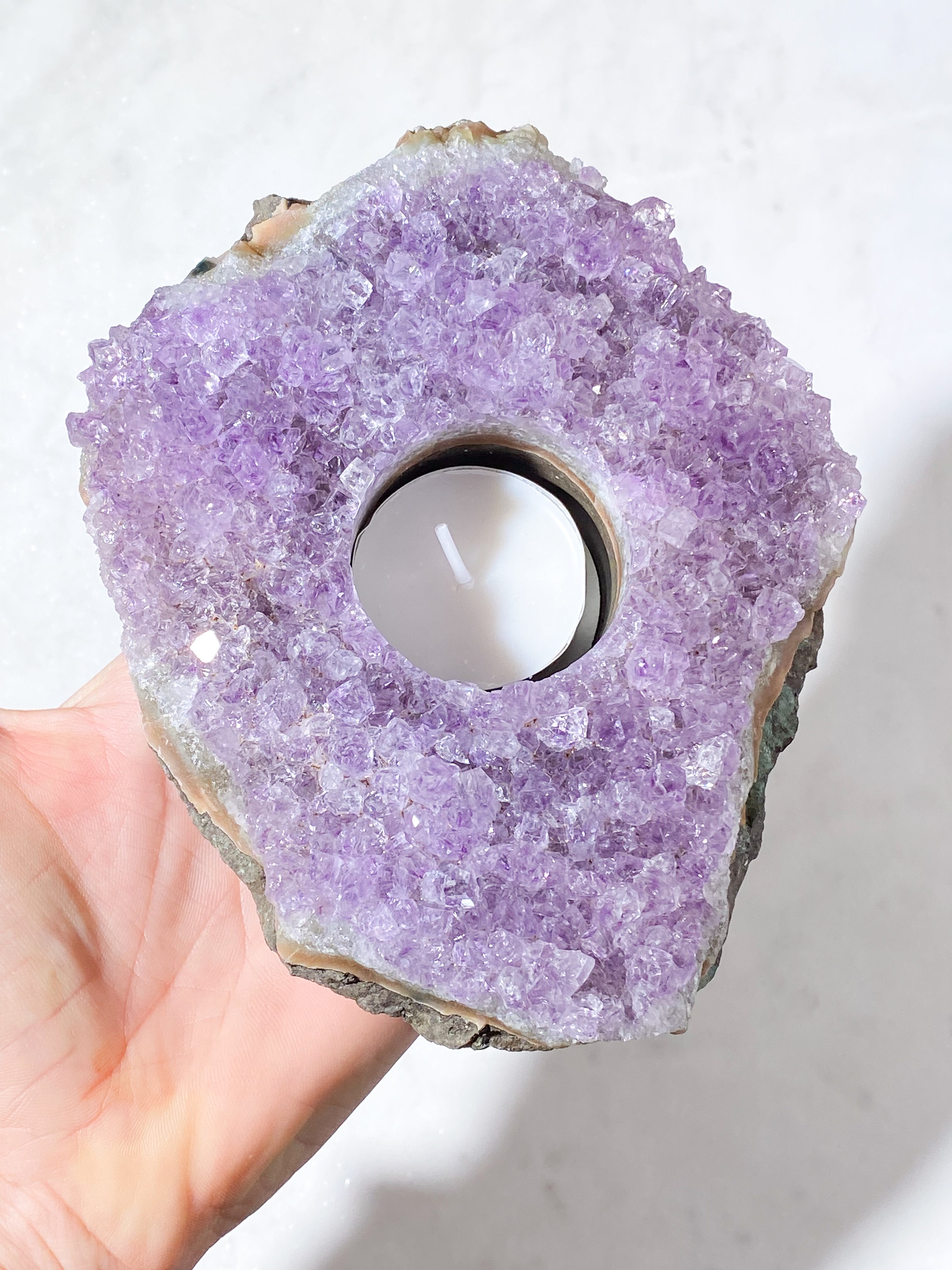 Ametist värmeljushållare (nr 20)