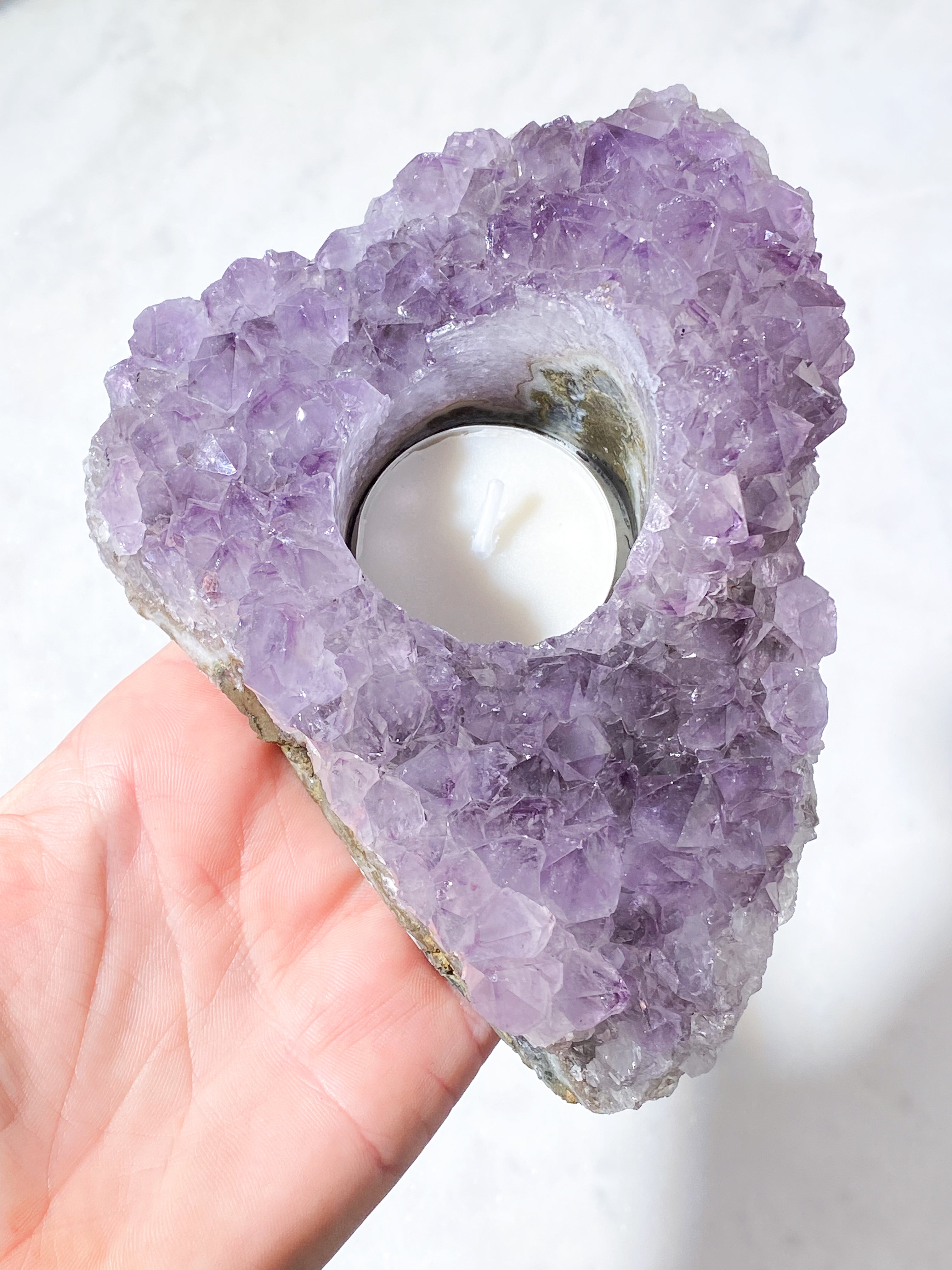 Ametist värmeljushållare (nr 20)