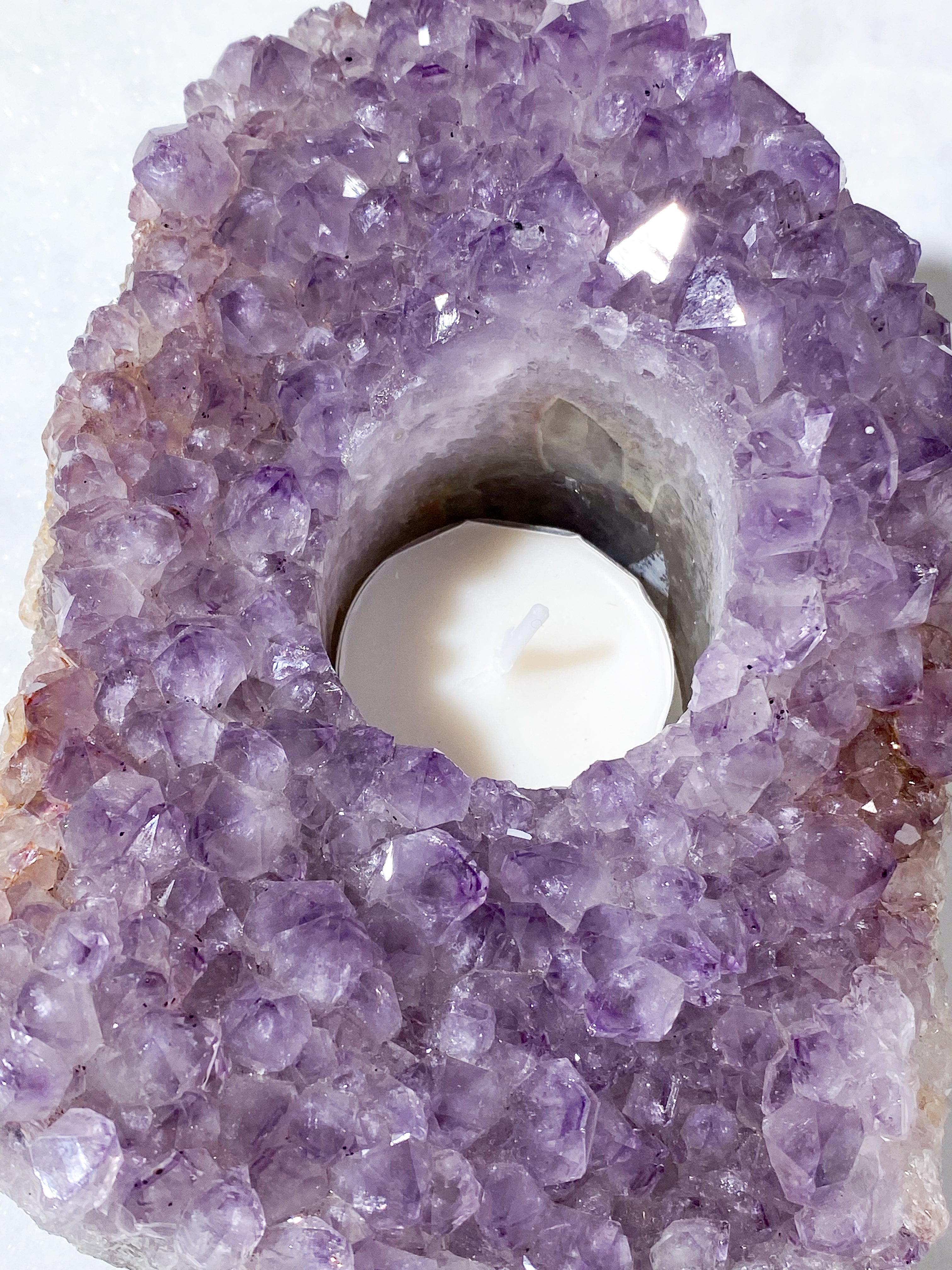 Ametist värmeljushållare (nr 20)