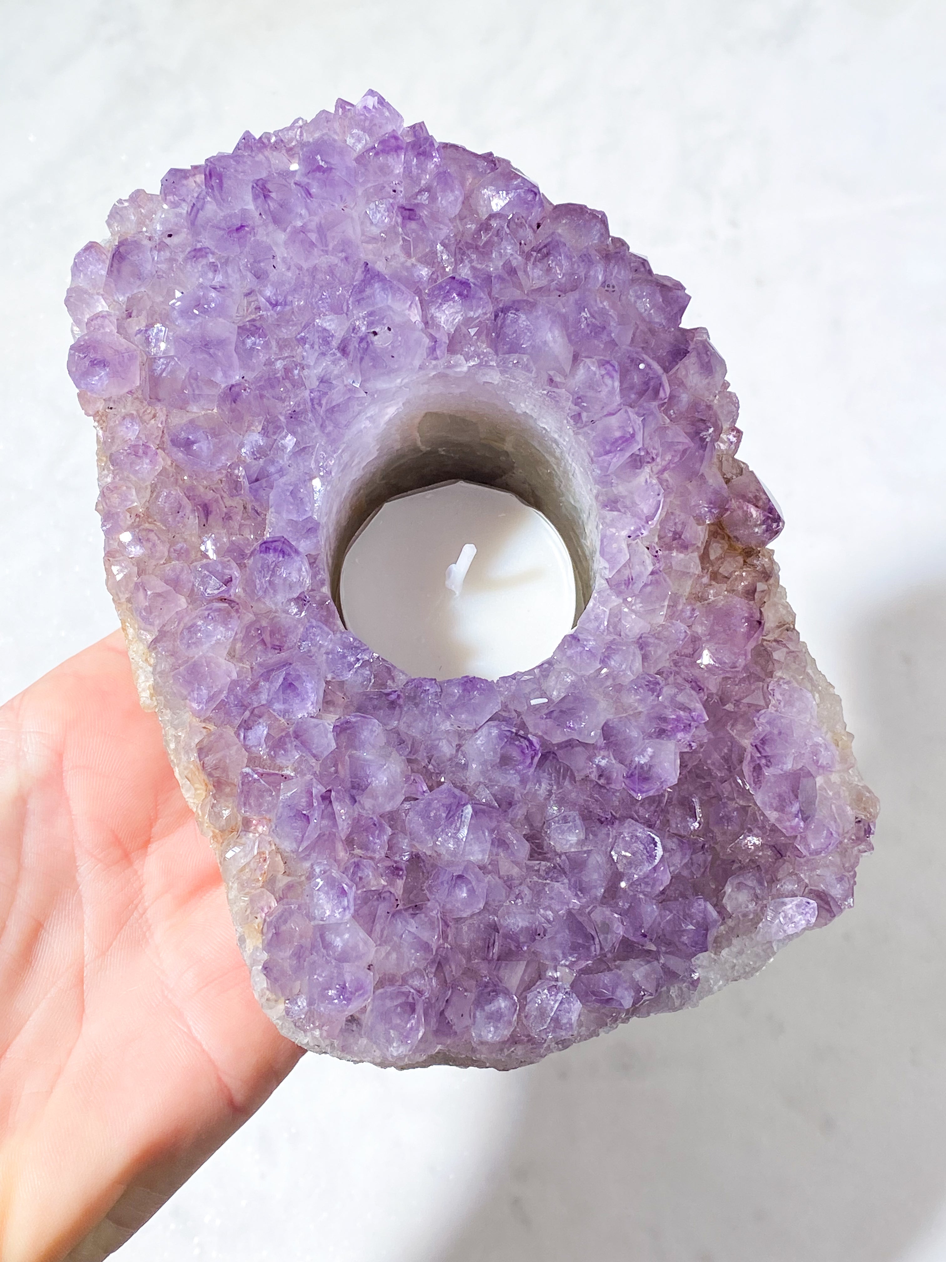 Ametist värmeljushållare (nr 20)