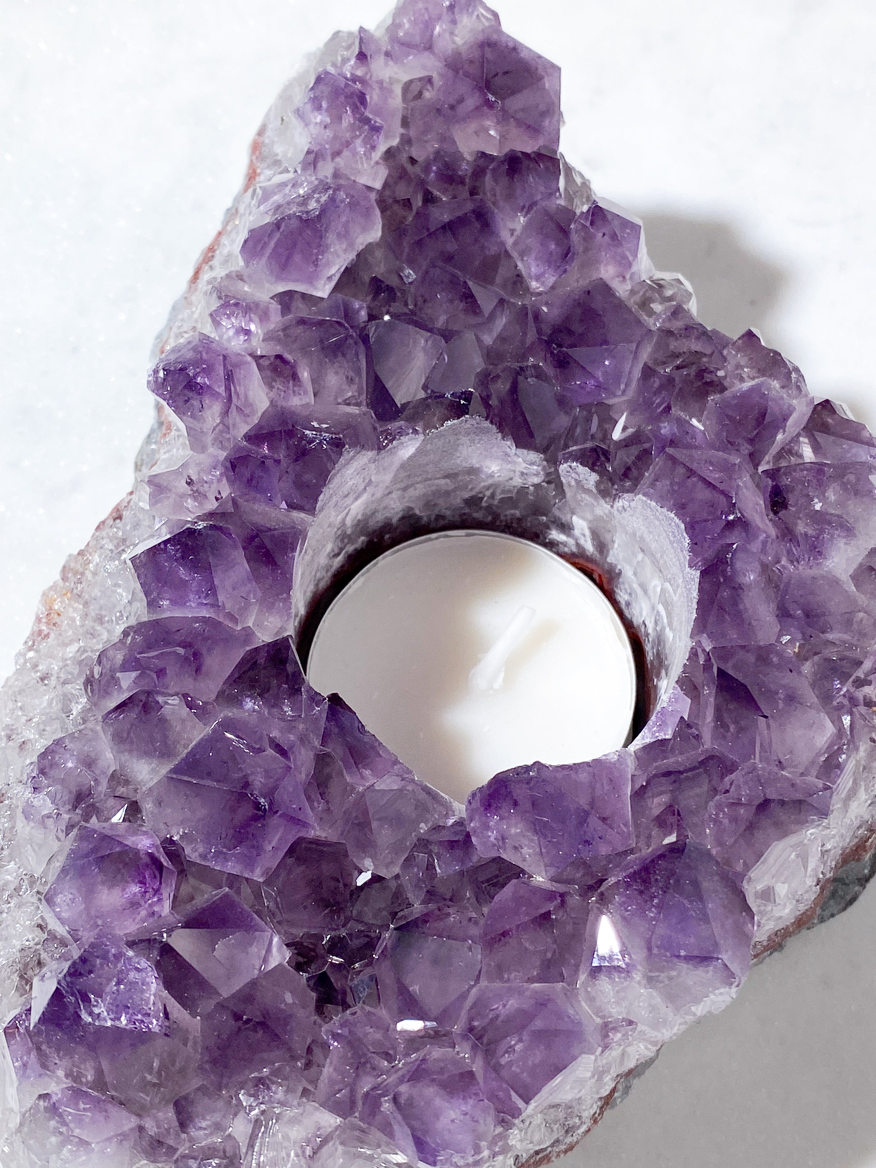 Ametist värmeljushållare (nr 20)