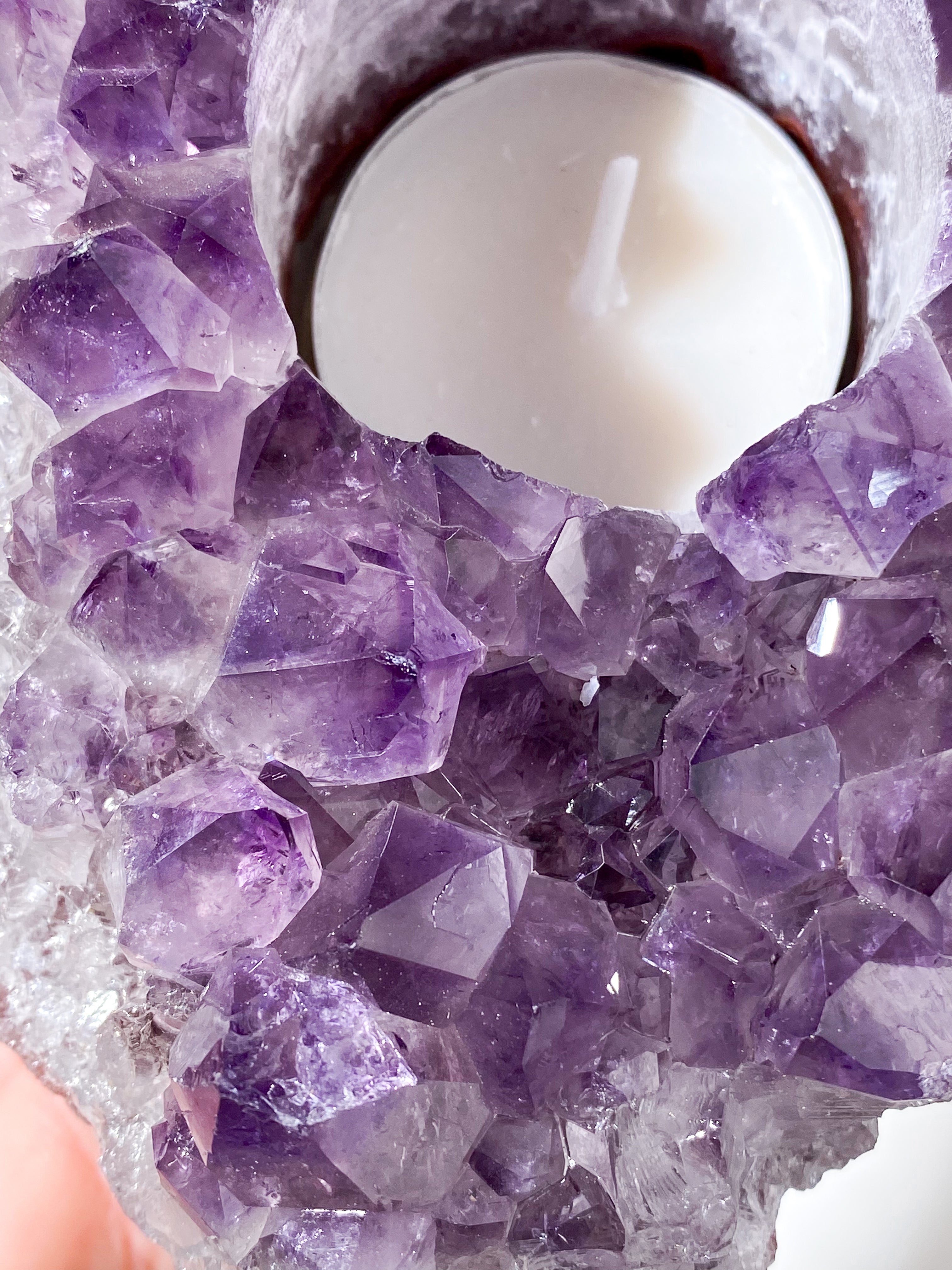 Ametist värmeljushållare (nr 20)