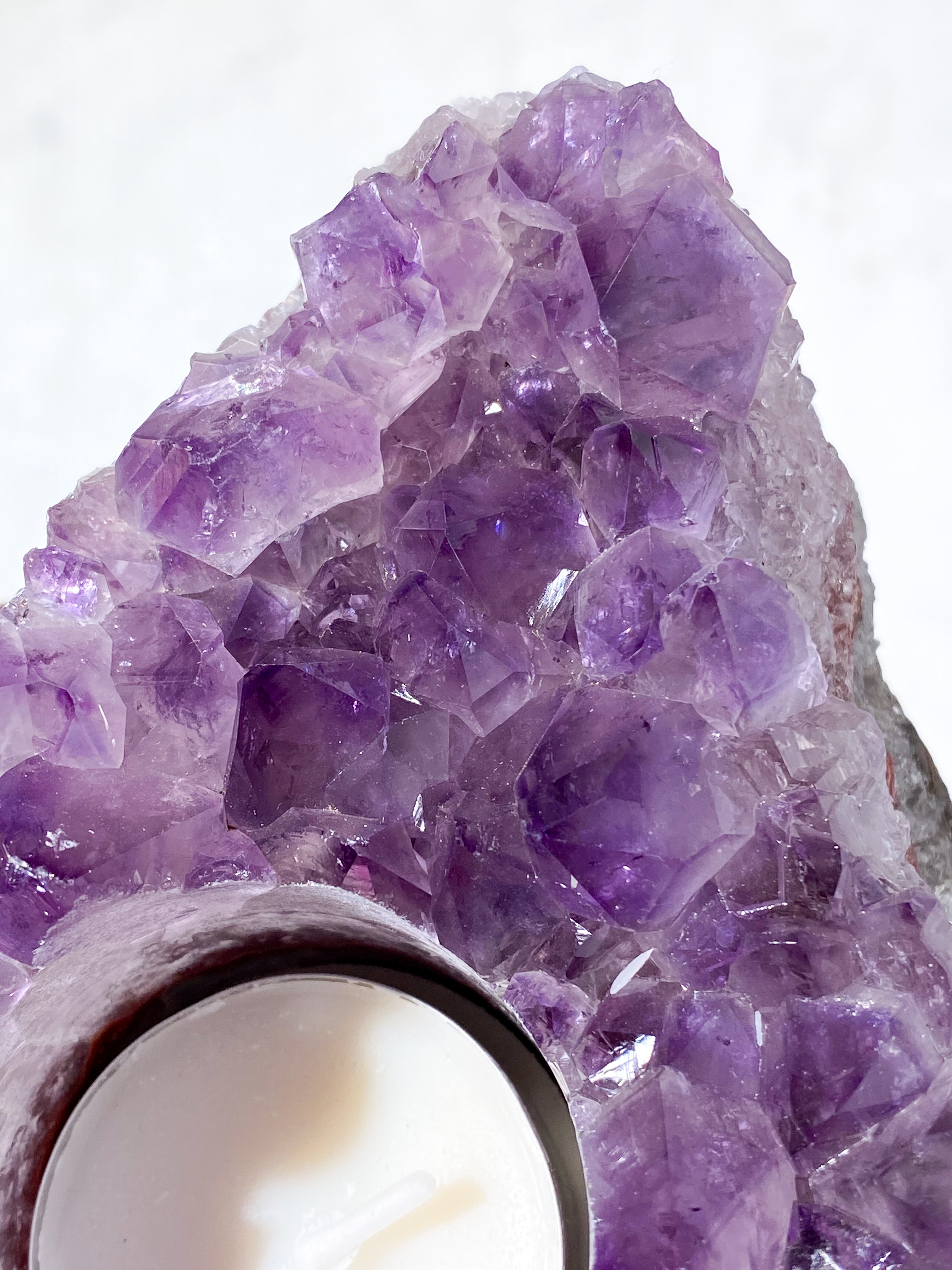 Ametist värmeljushållare (nr 20)