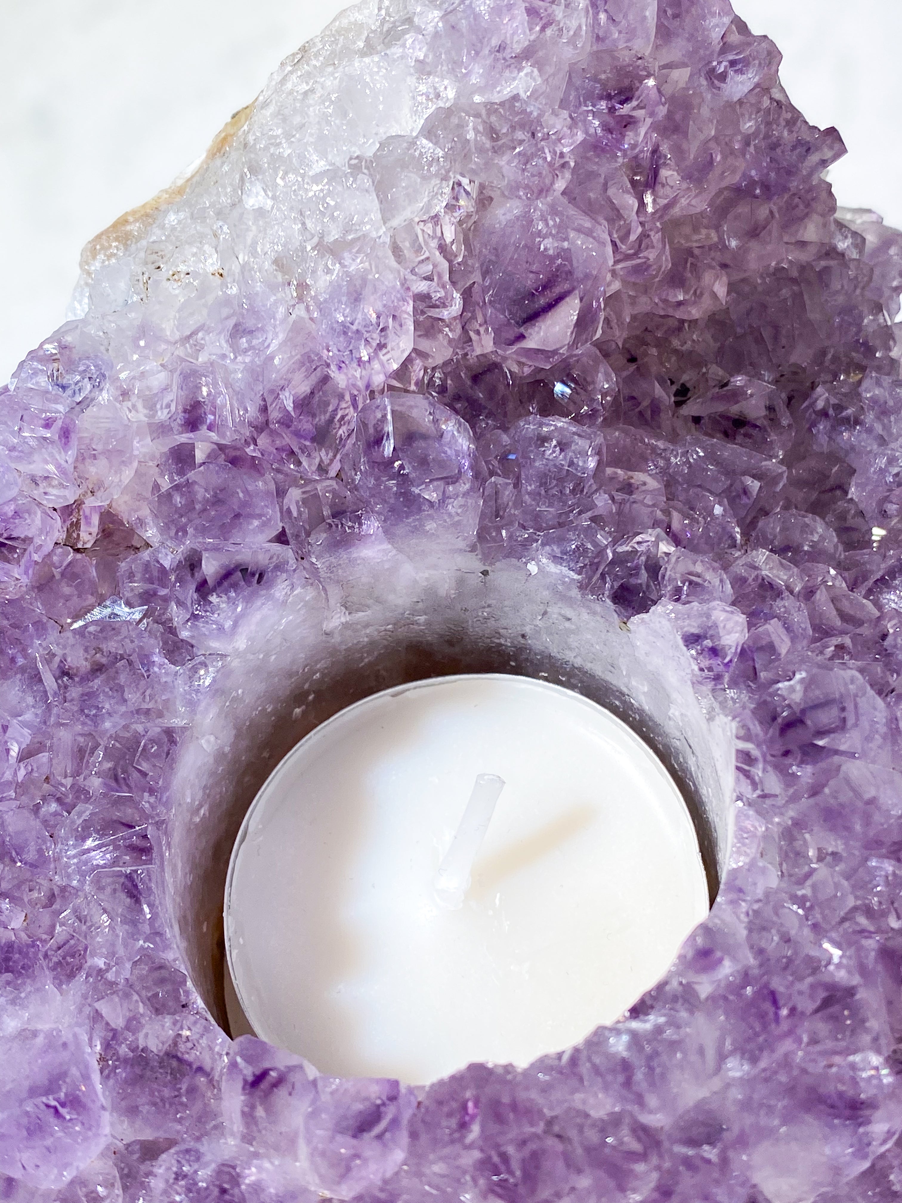 Ametist värmeljushållare (nr 20)