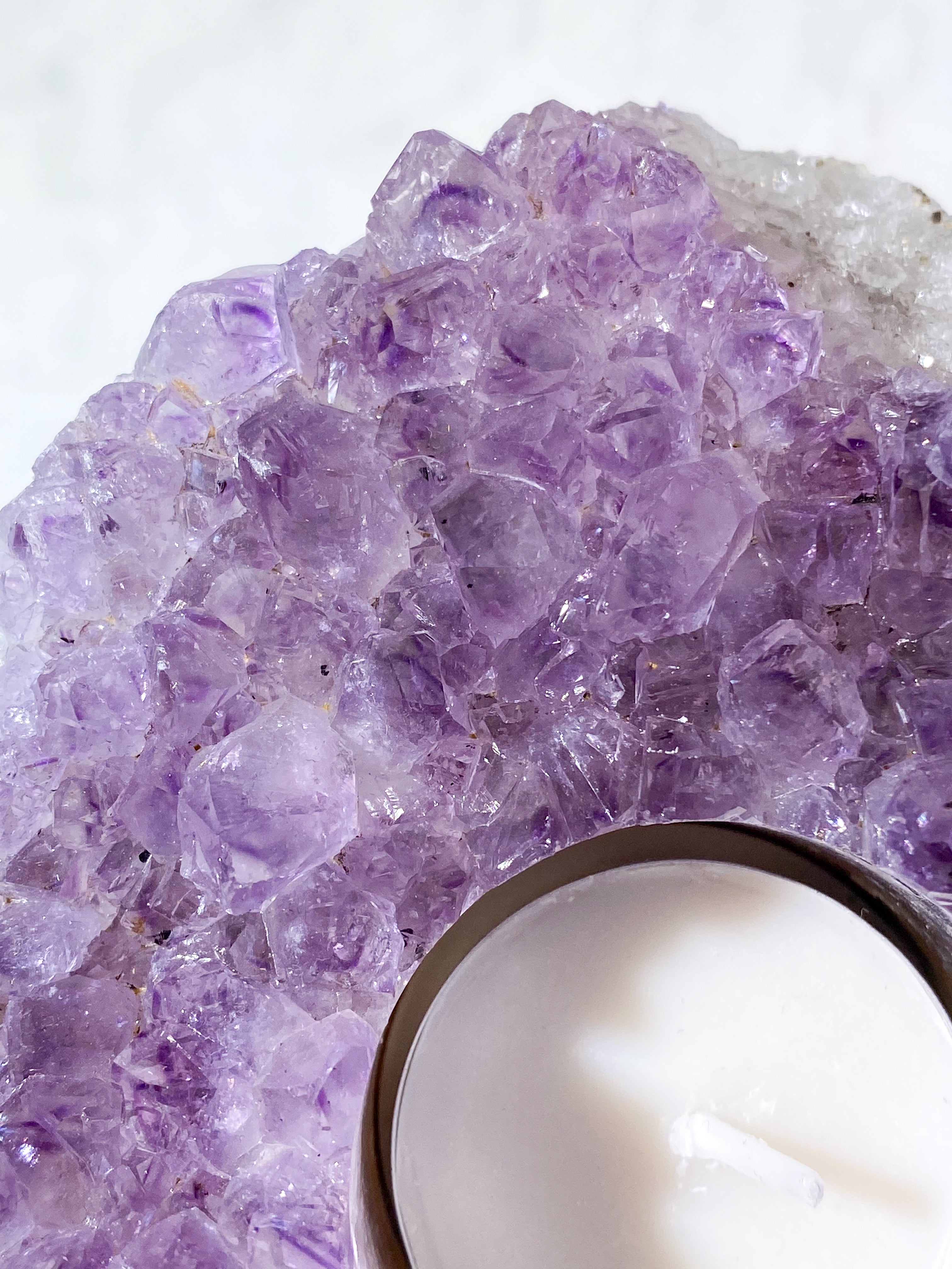 Ametist värmeljushållare (nr 20)