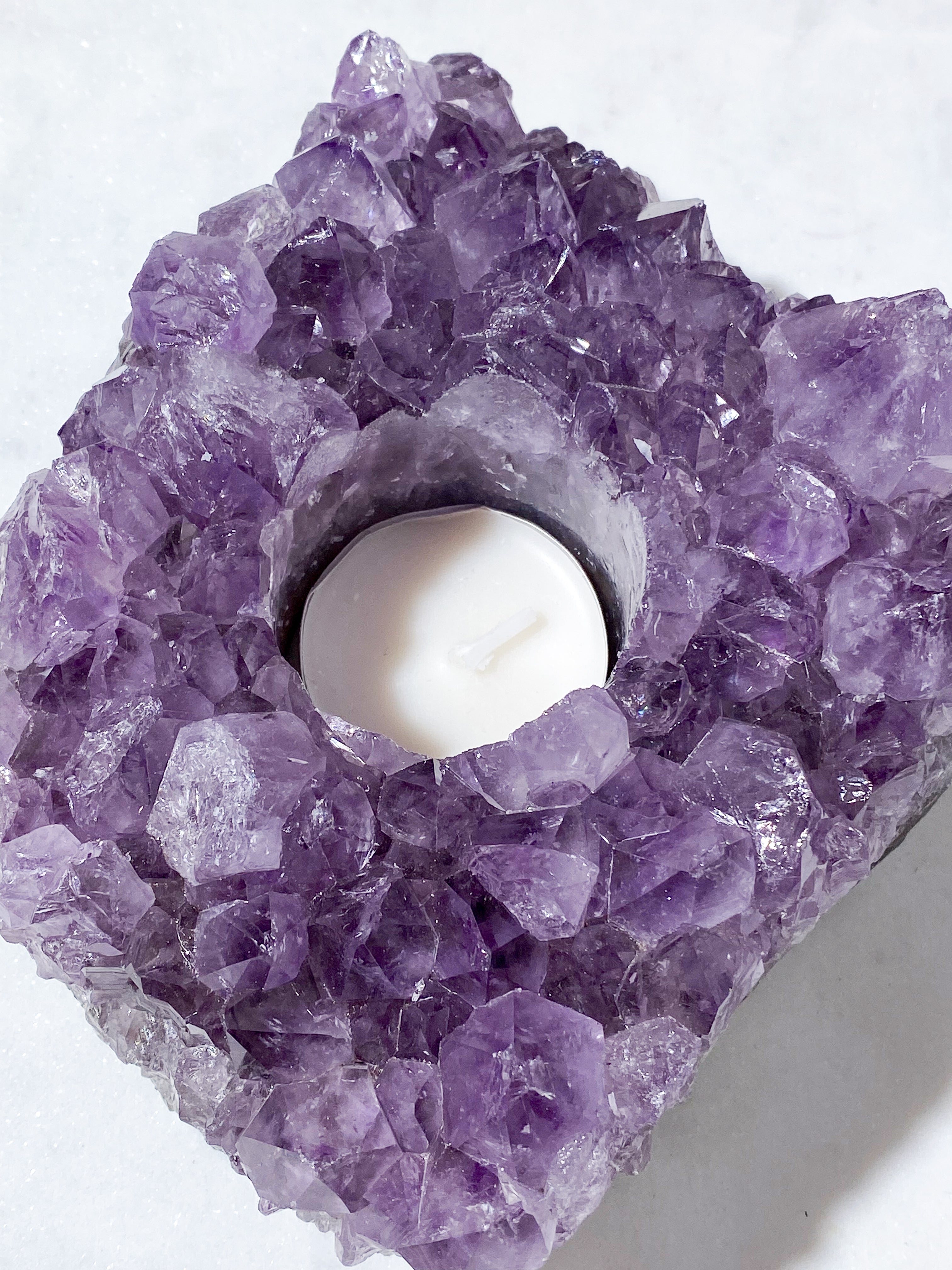 Ametist värmeljushållare (nr 20)