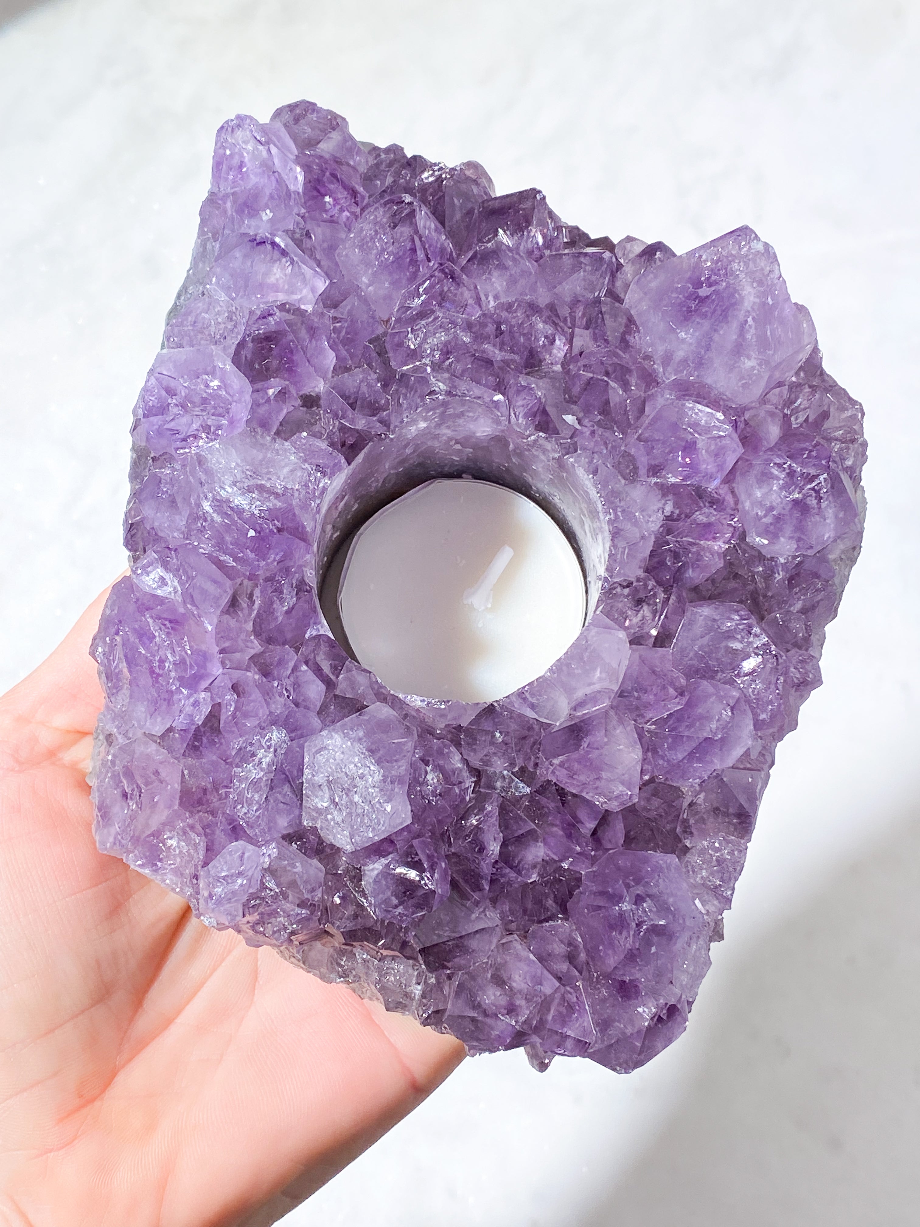 Ametist värmeljushållare (nr 20)