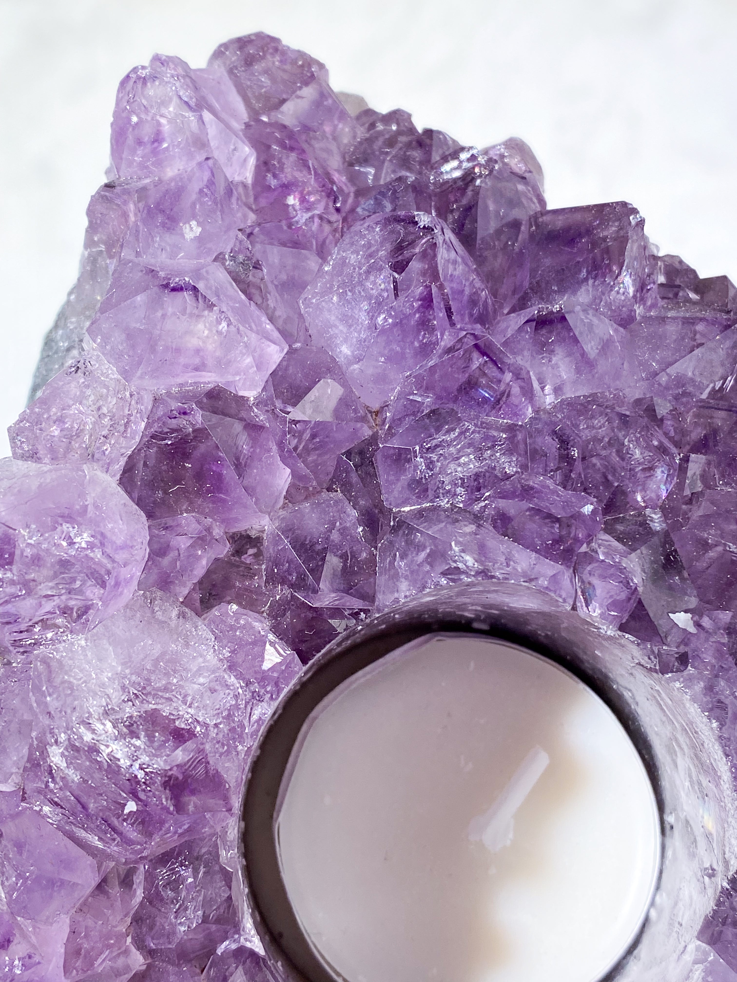 Ametist värmeljushållare (nr 20)