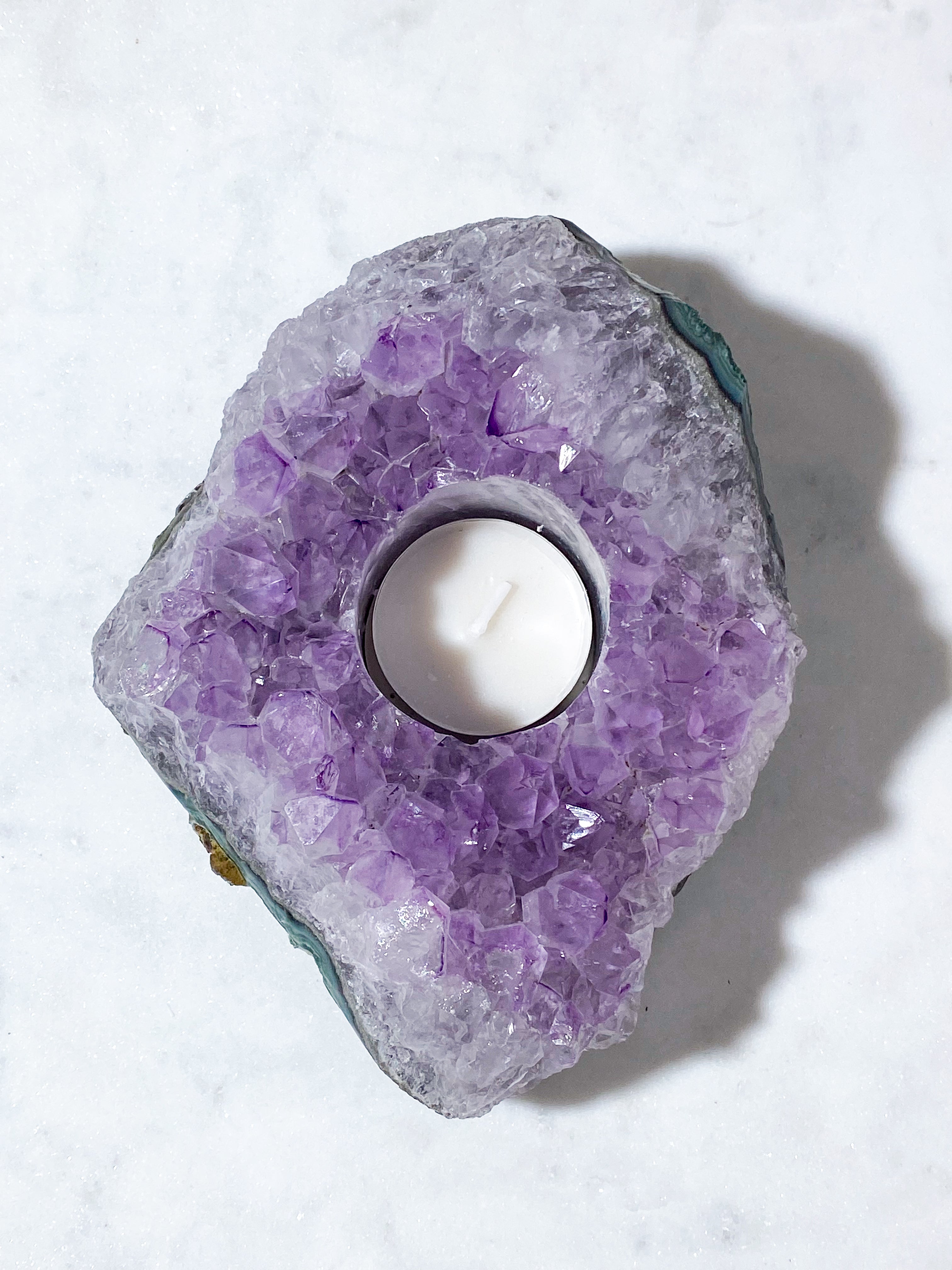 Ametist värmeljushållare (nr 20)