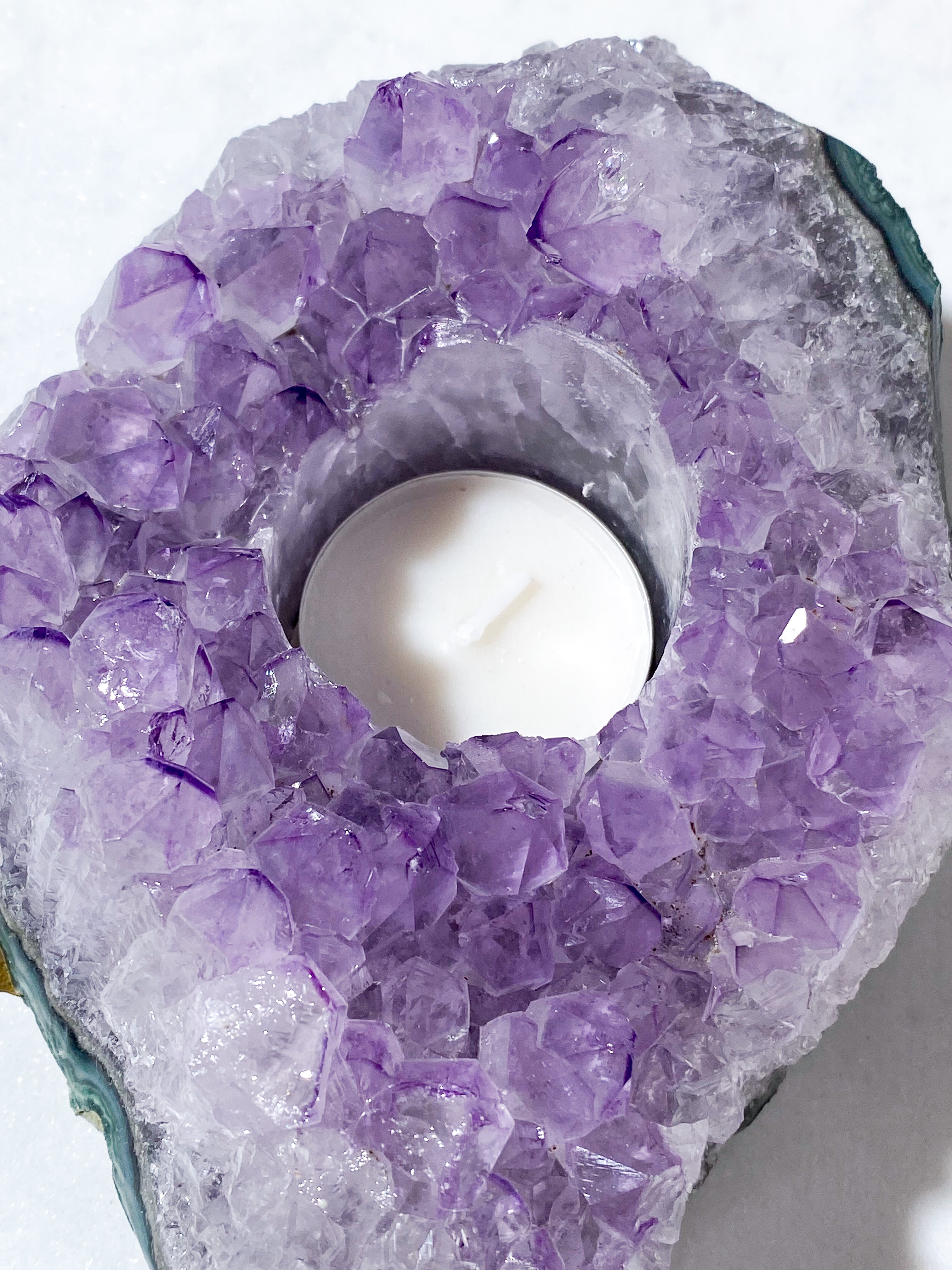 Ametist värmeljushållare (nr 20)