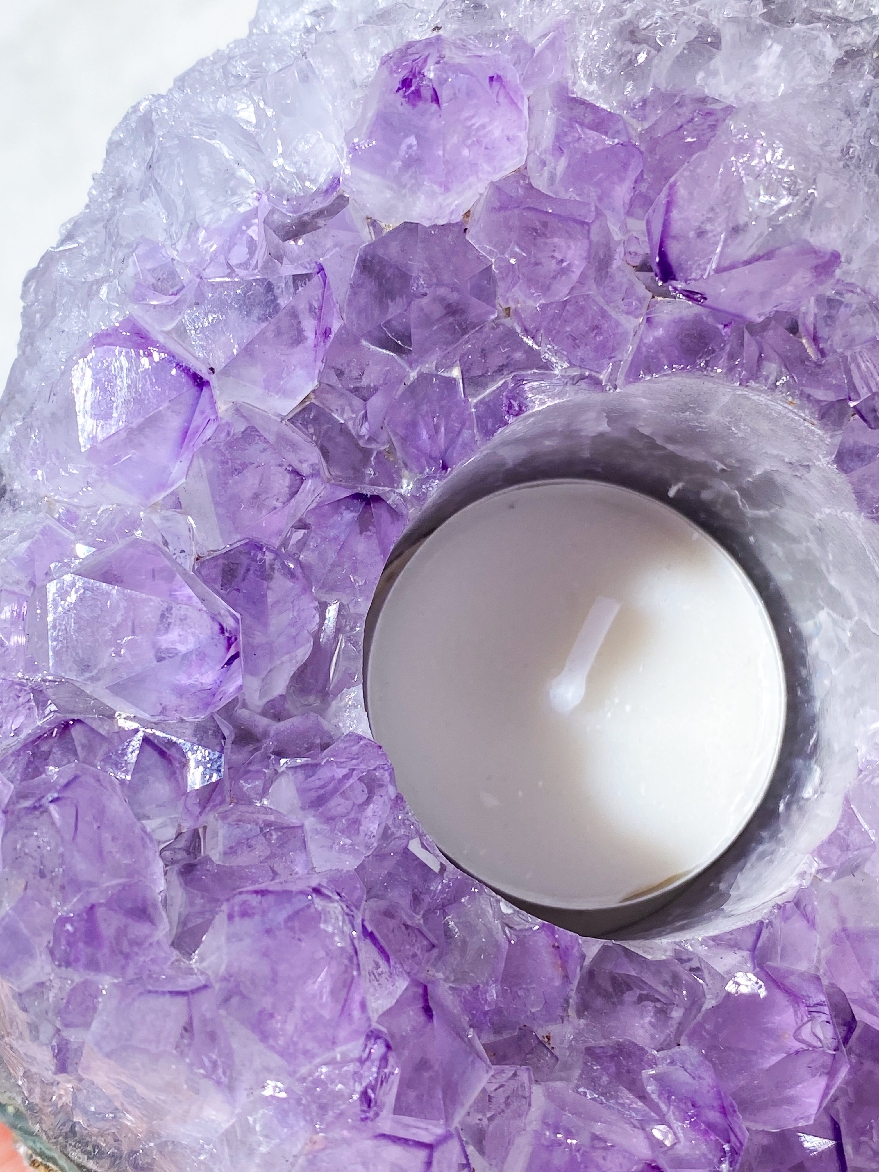 Ametist värmeljushållare (nr 20)