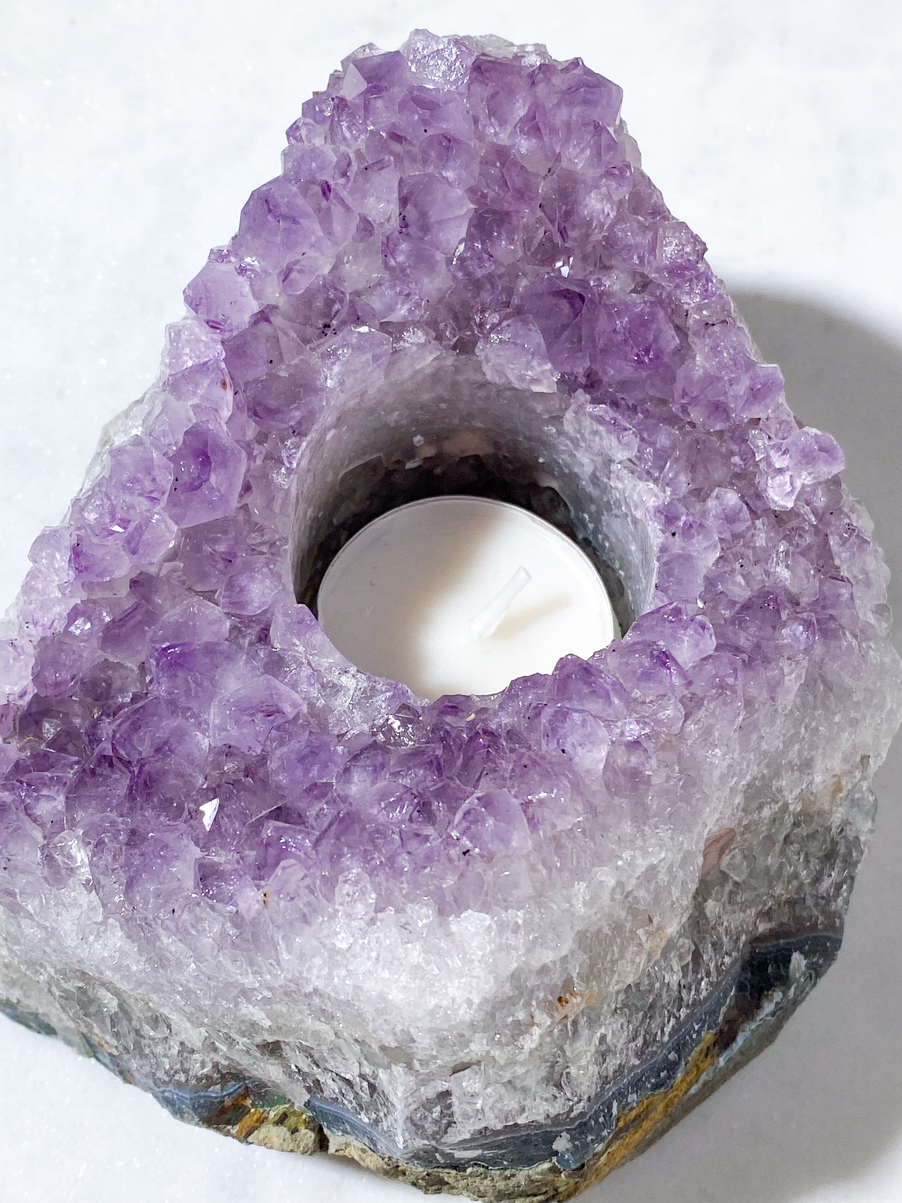 Ametist värmeljushållare (nr 20)